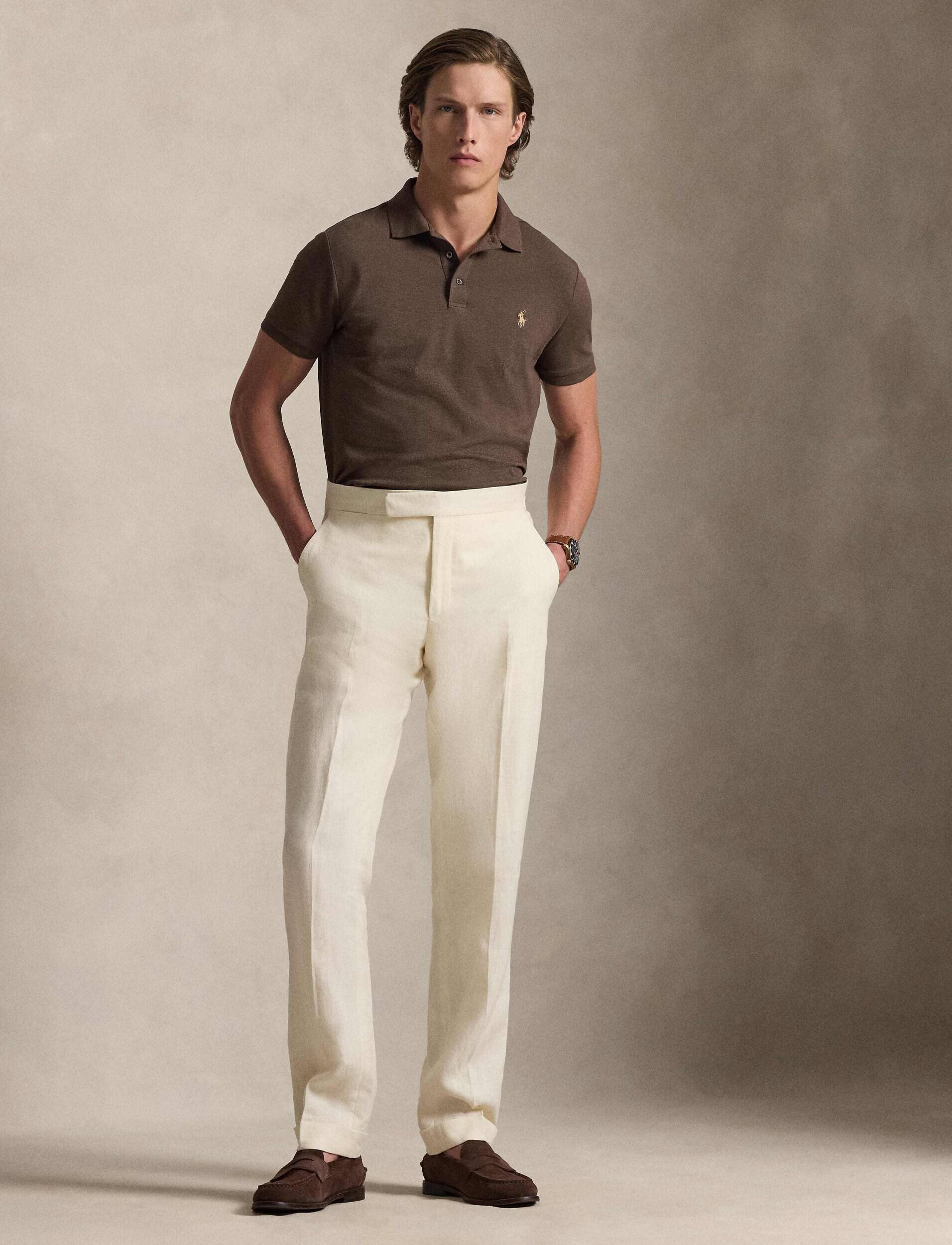 Polo Ralph Lauren Polo | Custom slim fit plasă stretch