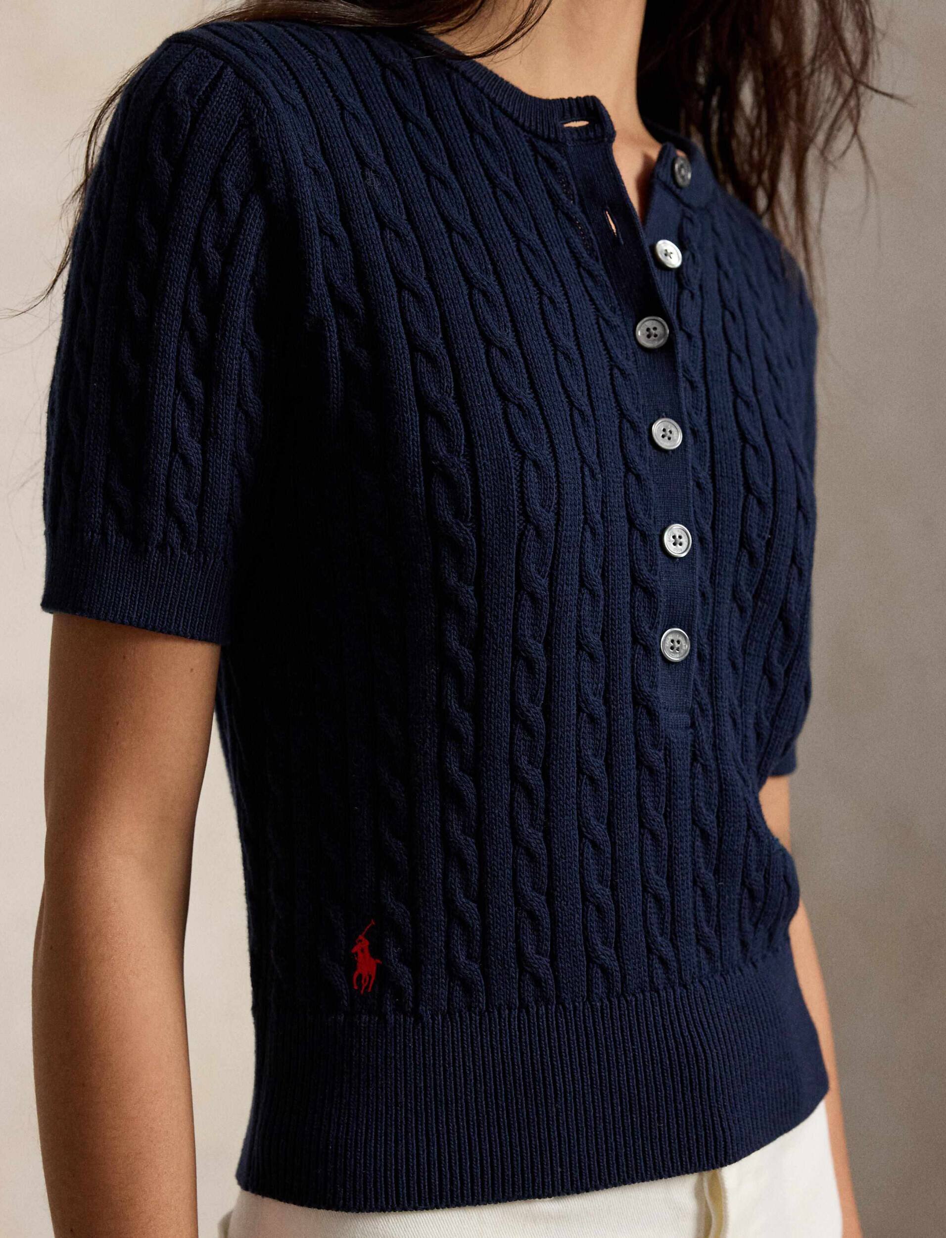 Polo Ralph Lauren Pulover Henley | Slim Fit