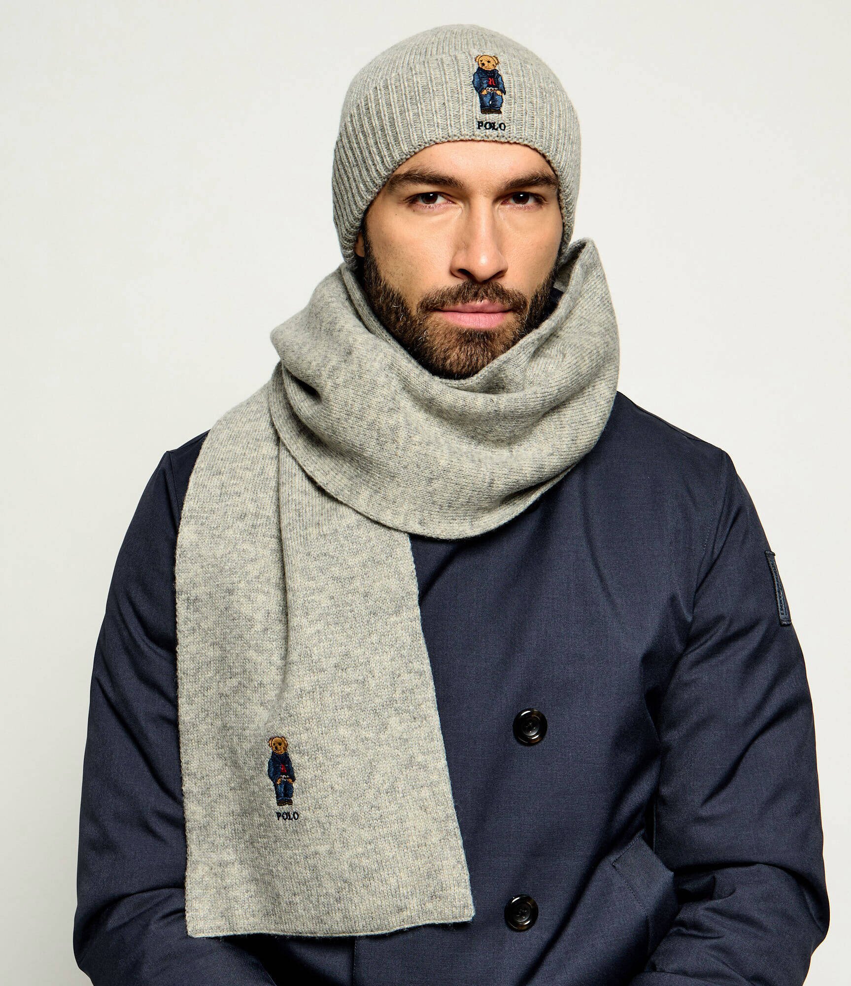Polo Ralph Lauren Șal + căciulă cu adaos de lână
