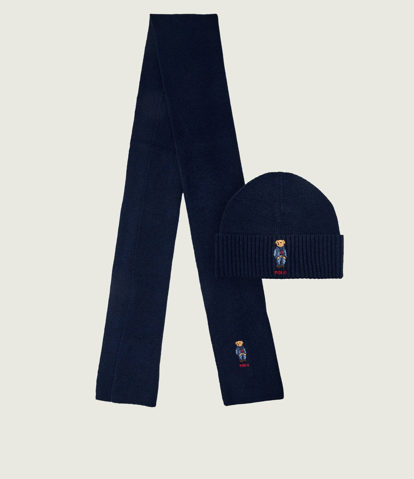 Polo Ralph Lauren Șal + căciulă cu adaos de lână