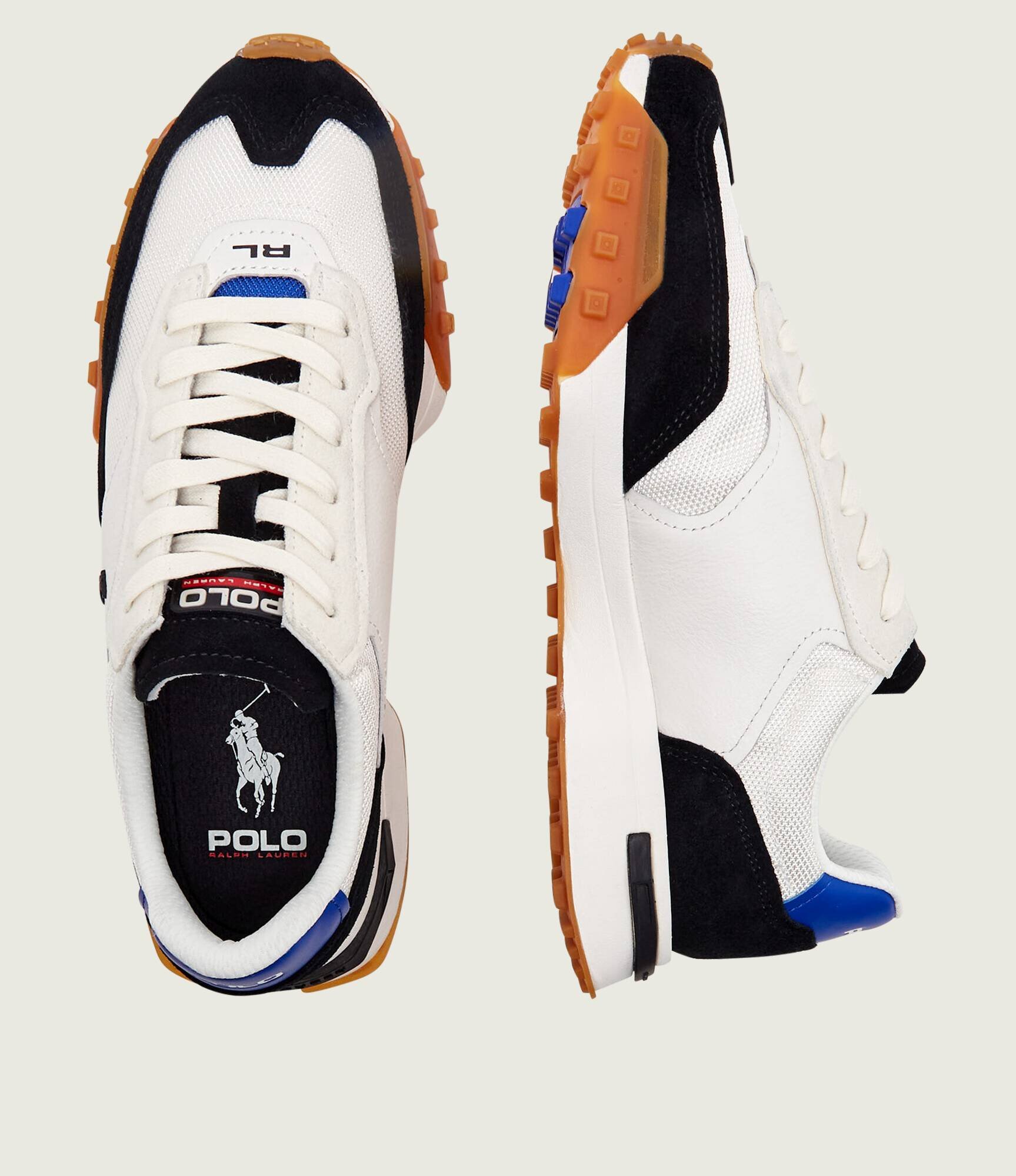 Polo Ralph Lauren Sneakers ELDRIDGE-SK-LTL | piele întoarsă cu adaos de piele