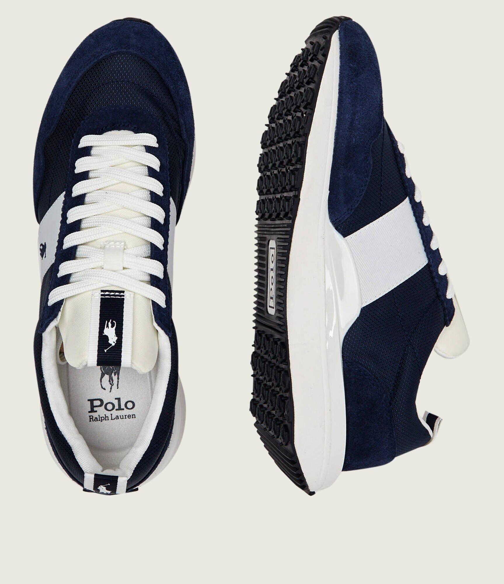 Polo Ralph Lauren Sneakers TRAIN 89 | piele întoarsă