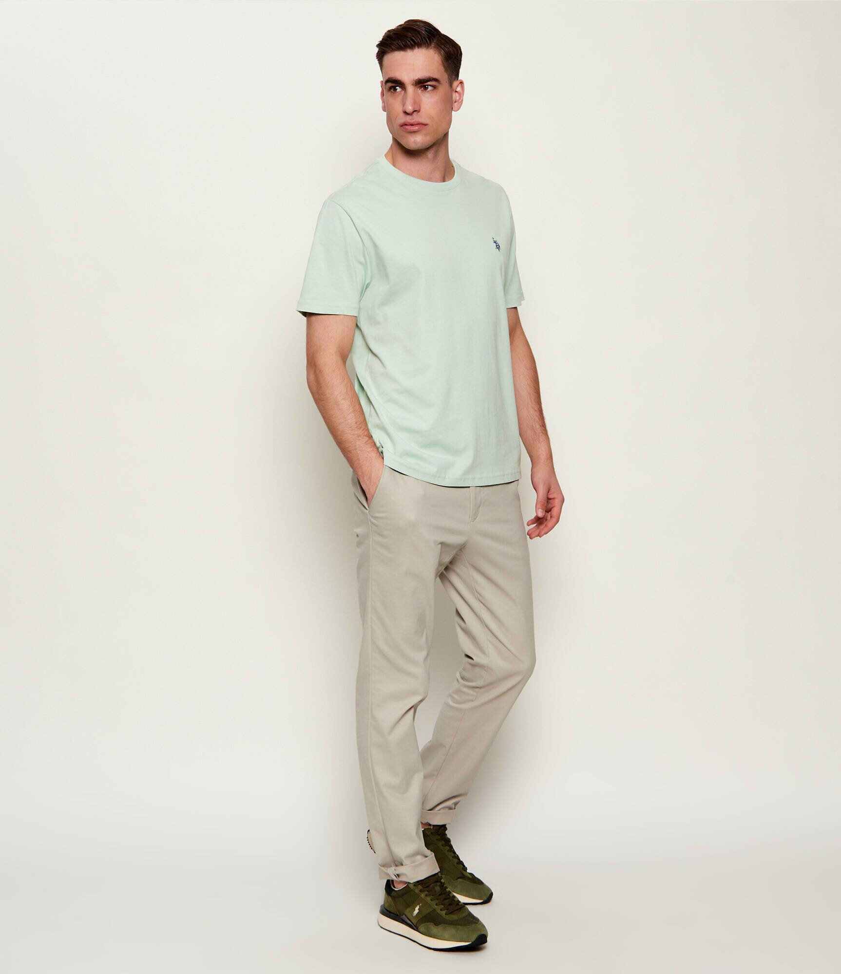 Polo Ralph Lauren Sneakers TRAIN | piele întoarsă