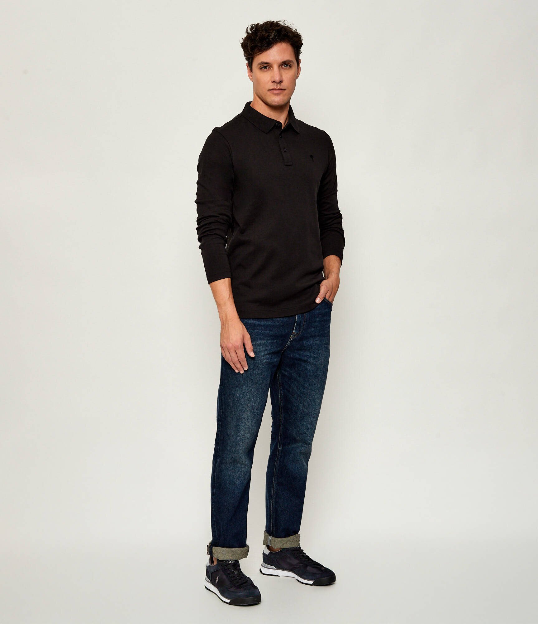 Polo Ralph Lauren Sneakers VARICK | piele întoarsă