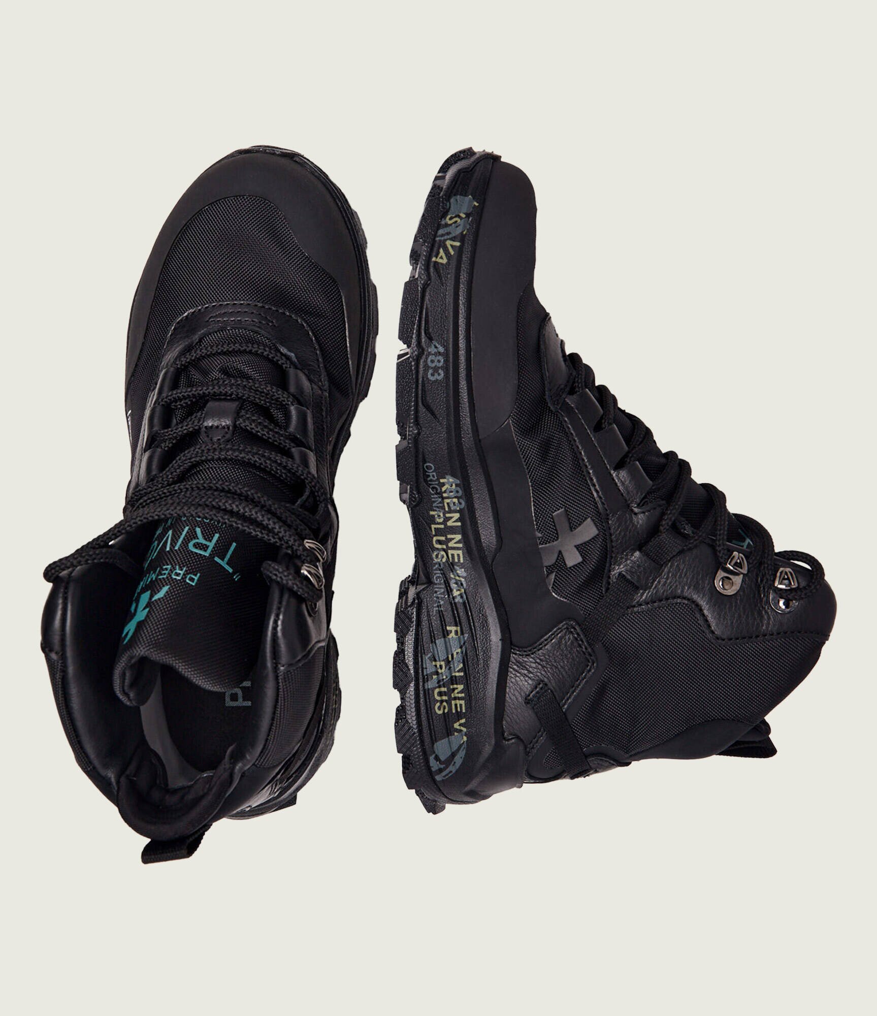 Premiata Ghete de trekking Trivoru cu adaos de piele