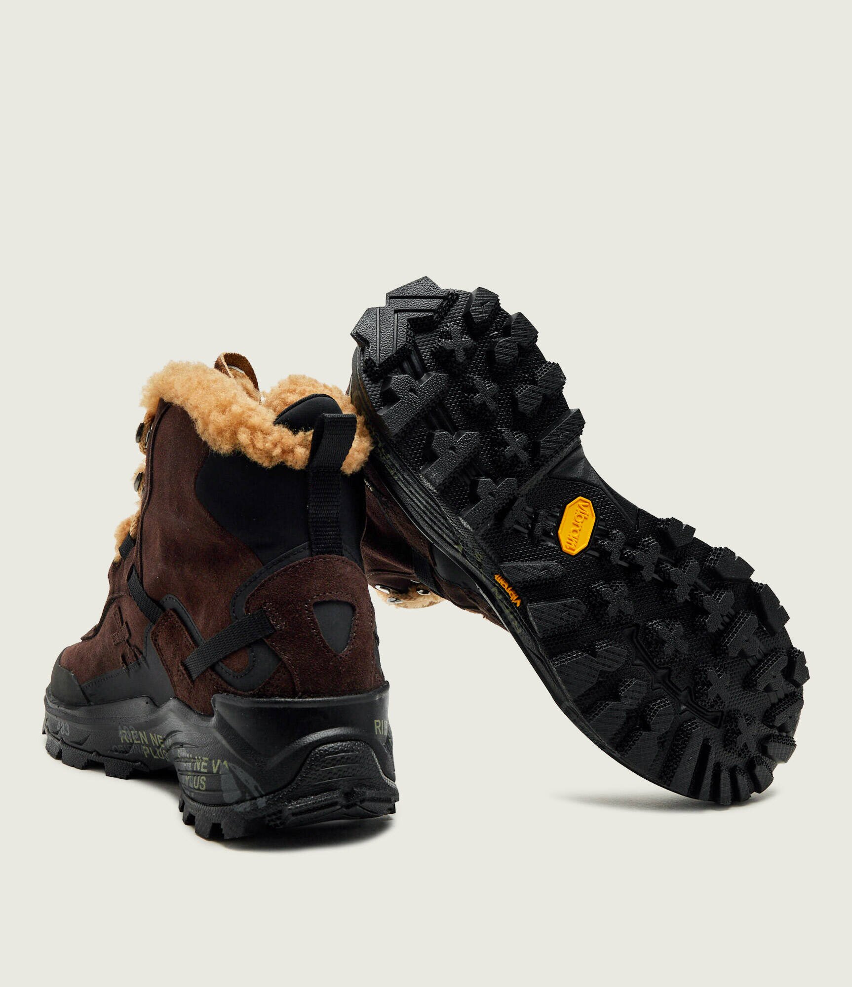 Premiata Insulete Trivor | piele întoarsă (zamsz) | cu adaos de lână | shearling