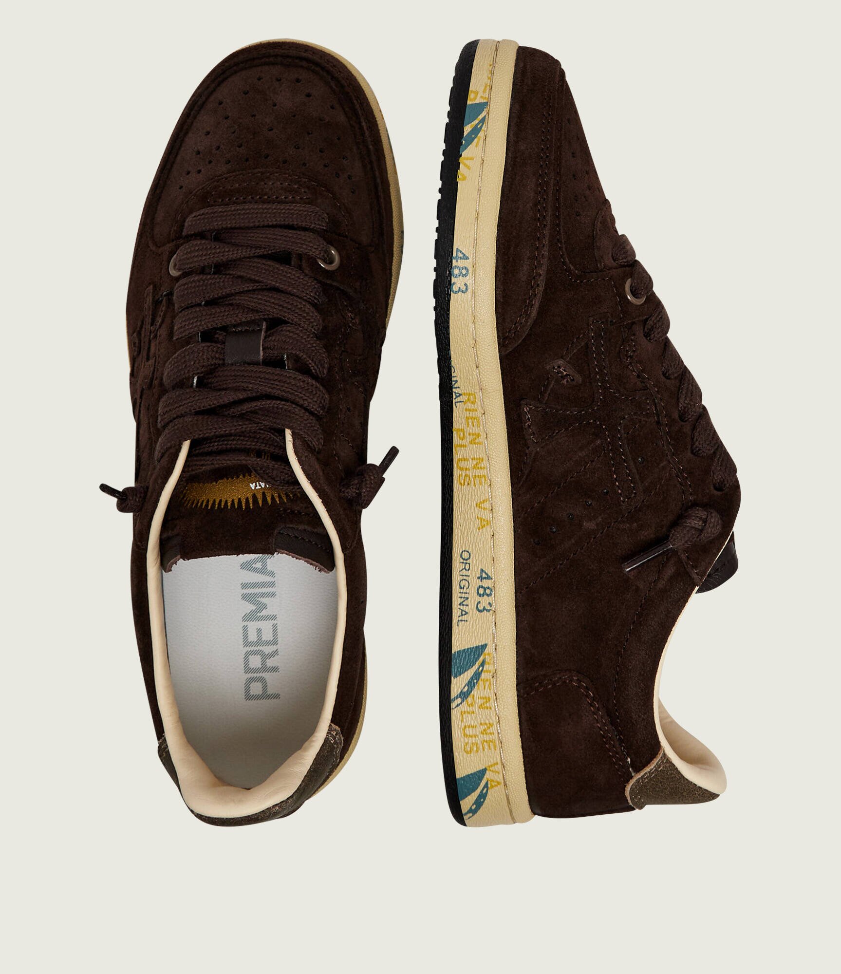 Premiata Sneakers BSKTCLAD 8446 | piele întoarsă
