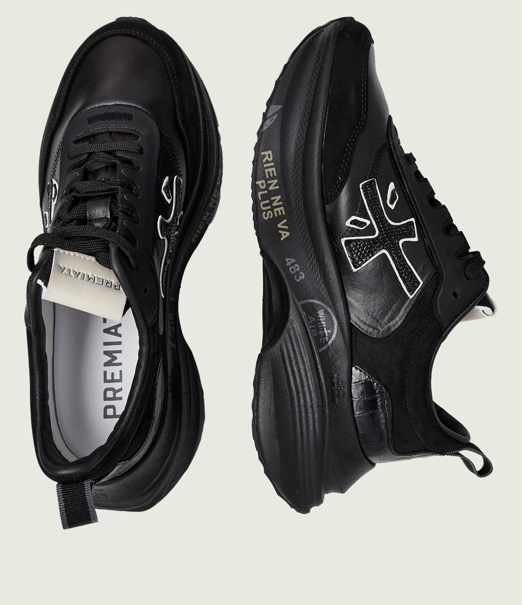 Premiata Sneakers Hill Var 7905 | piele întoarsă cu adaos de piele