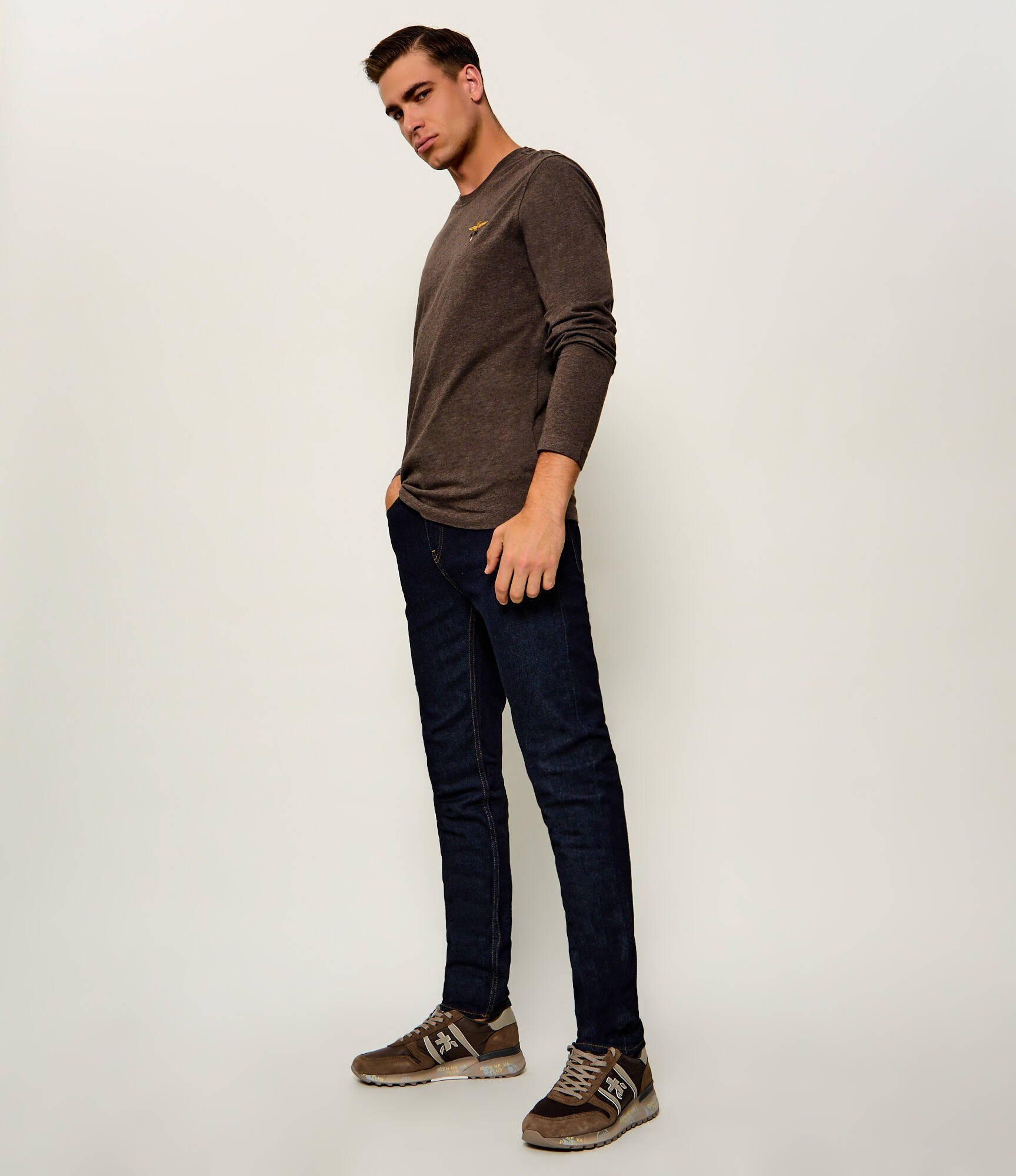 Premiata Sneakers Lander 8410 | piele întoarsă cu adaos de piele