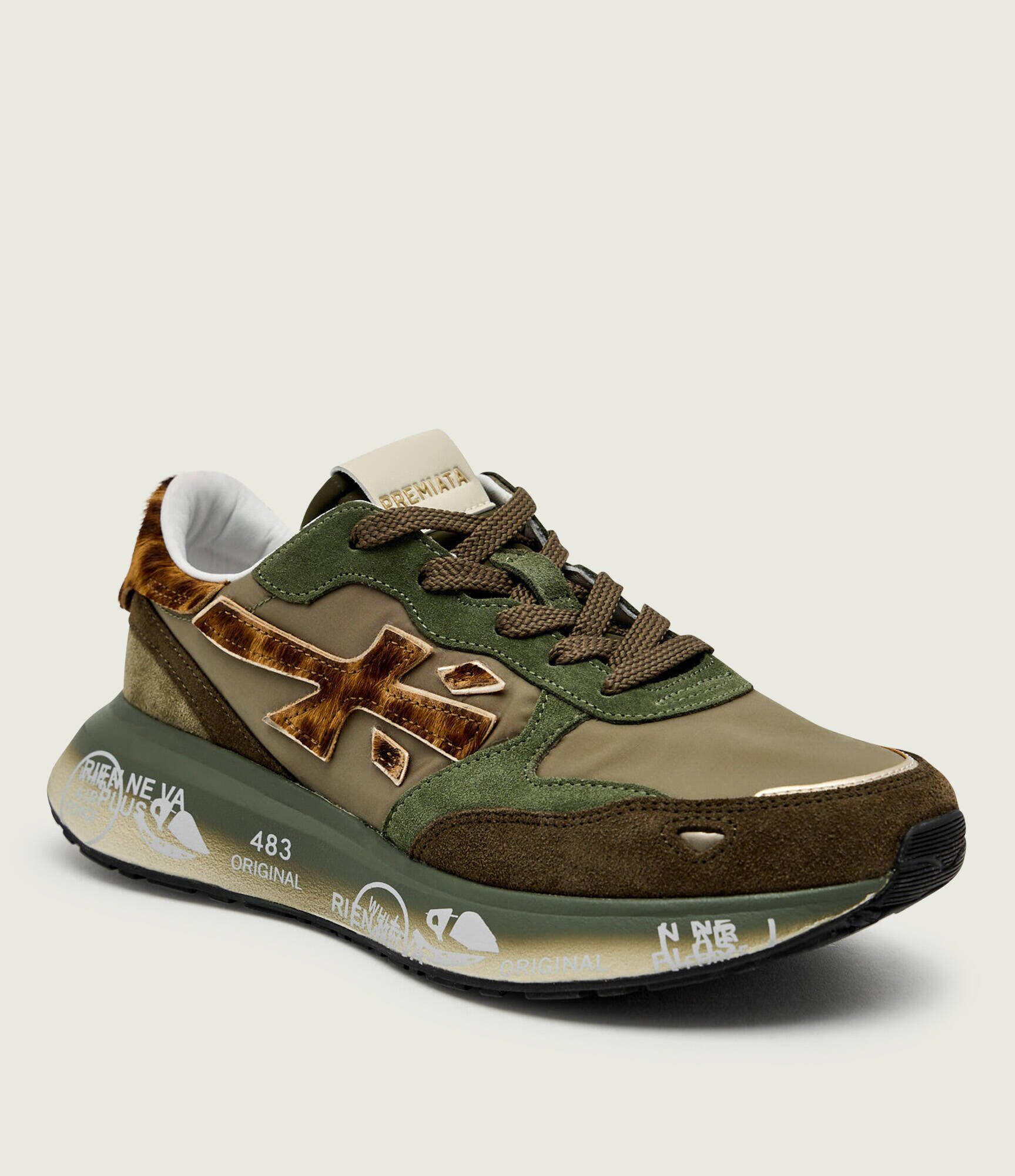 Premiata Sneakers LAURYN | piele întoarsă