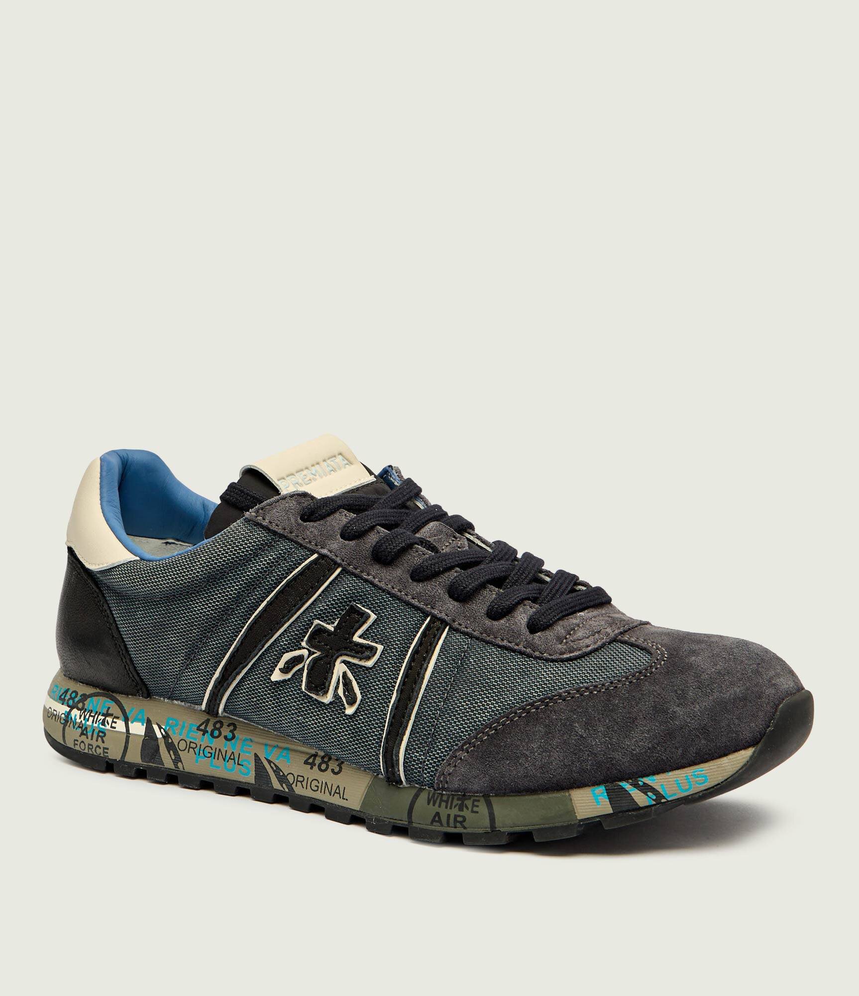 Premiata Sneakers lucy cu adaos de piele