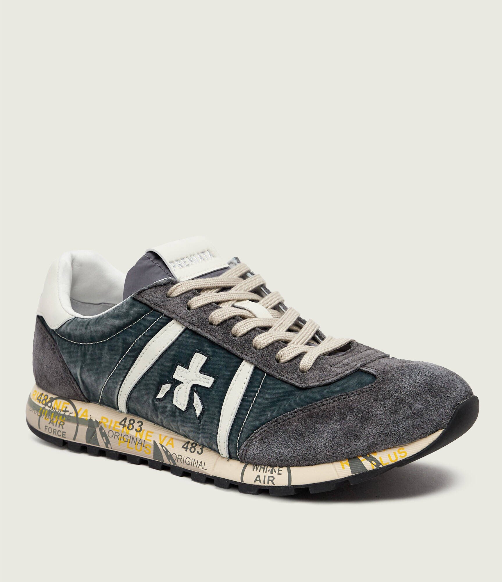 Premiata Sneakers Lucy | piele întoarsă cu adaos de piele