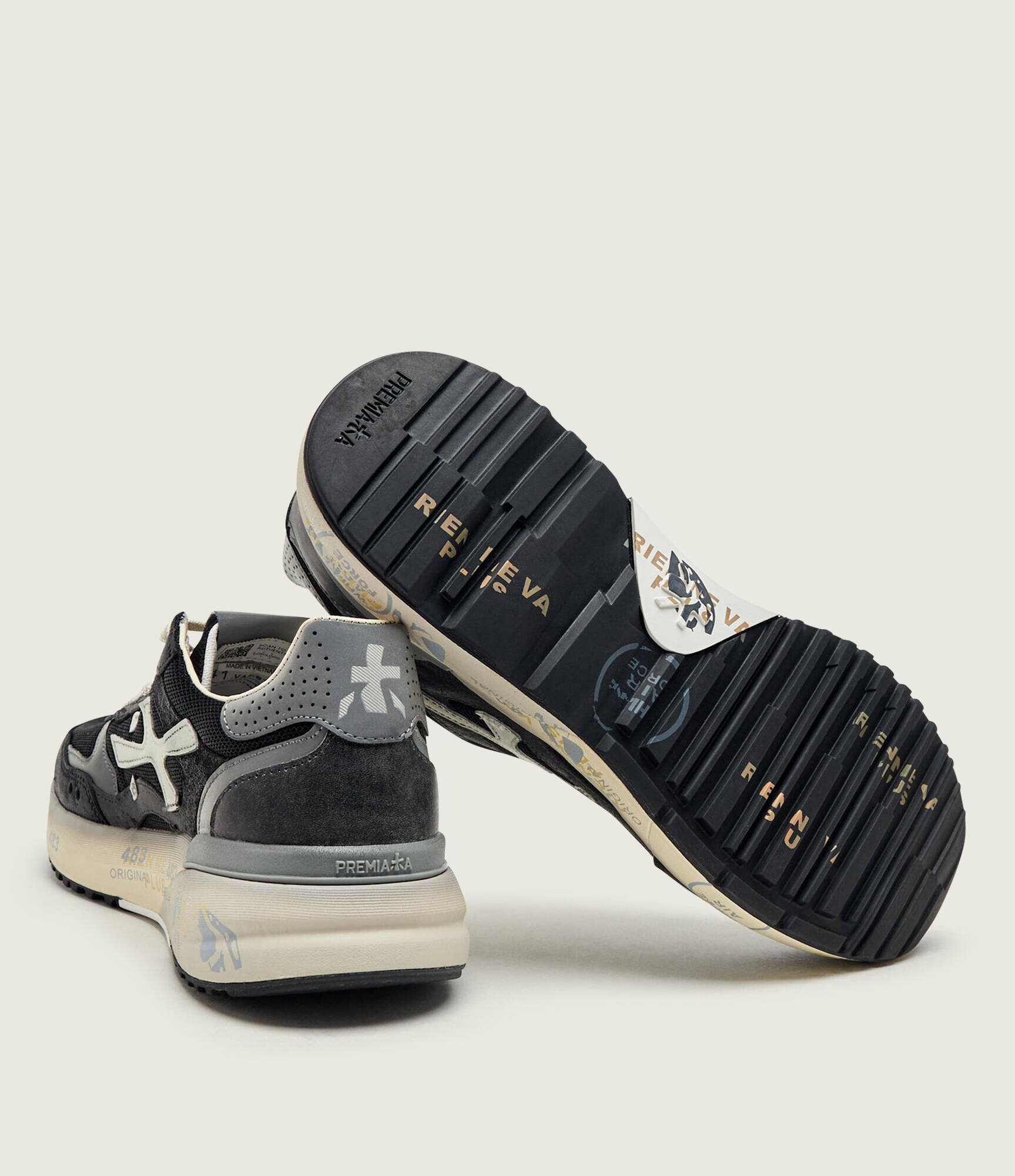 Premiata Sneakers Mick 0.1 | piele întoarsă cu adaos de piele