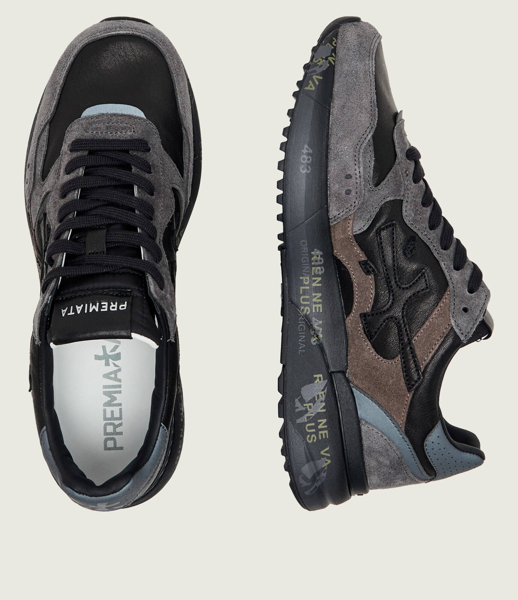 Premiata Sneakers Mick 0.1 | piele întoarsă cu adaos de piele