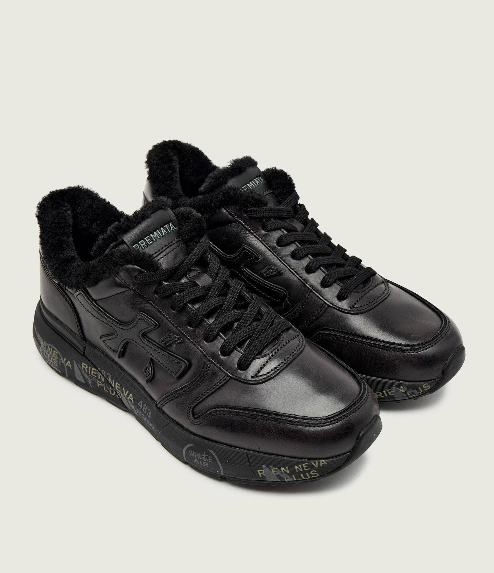 Premiata Sneakers MICK 1453 cu adaos de lână | shearling