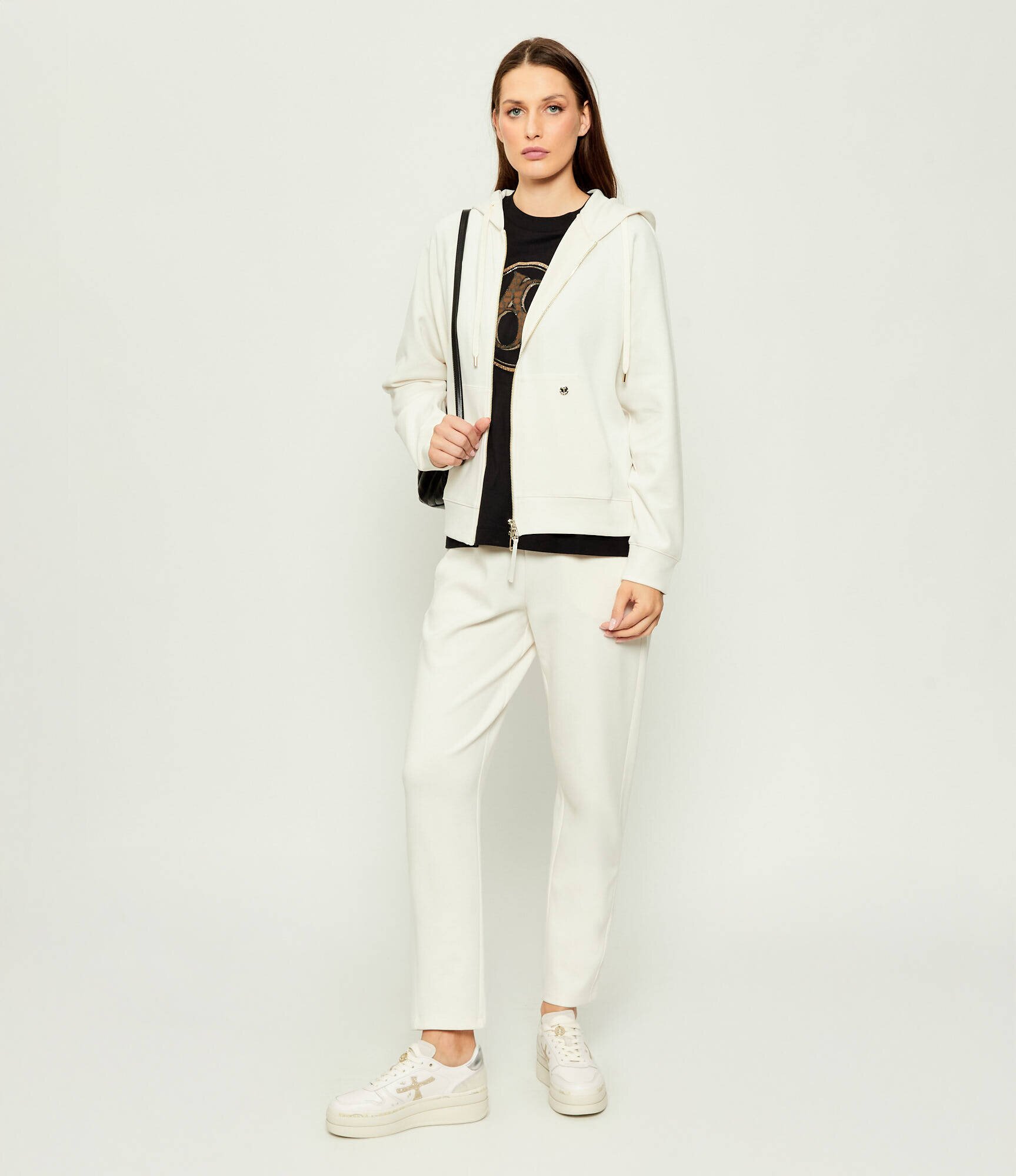 Premiata Sneakers MICOL cu adaos de piele