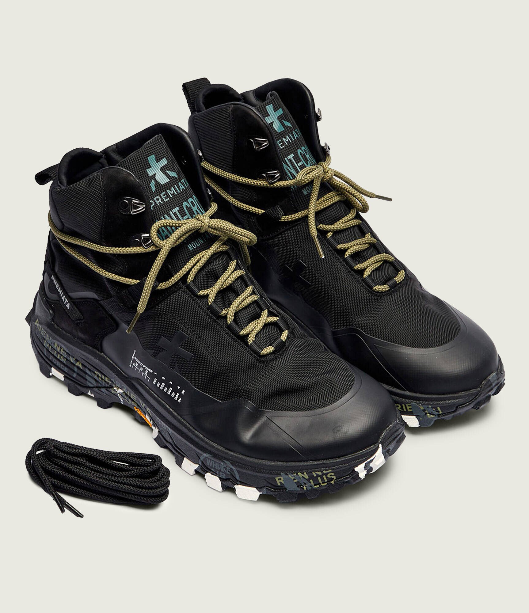 Premiata Sneakers SAINTCROSS 380 cu adaos de piele