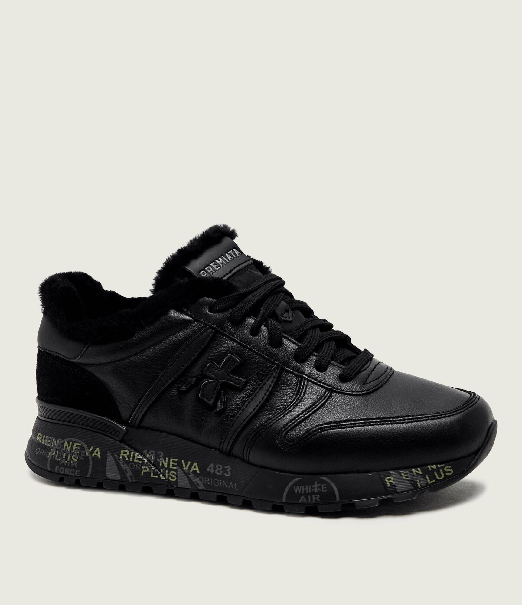 Premiata Teniși din piele Lander | shearling cu adaos de lână