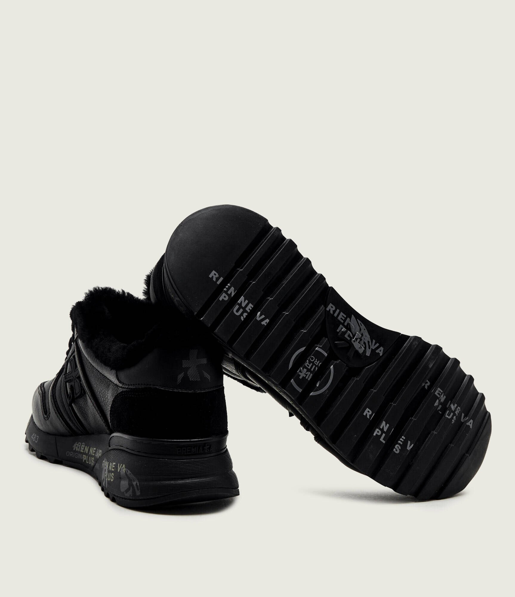 Premiata Teniși din piele Lander | shearling cu adaos de lână
