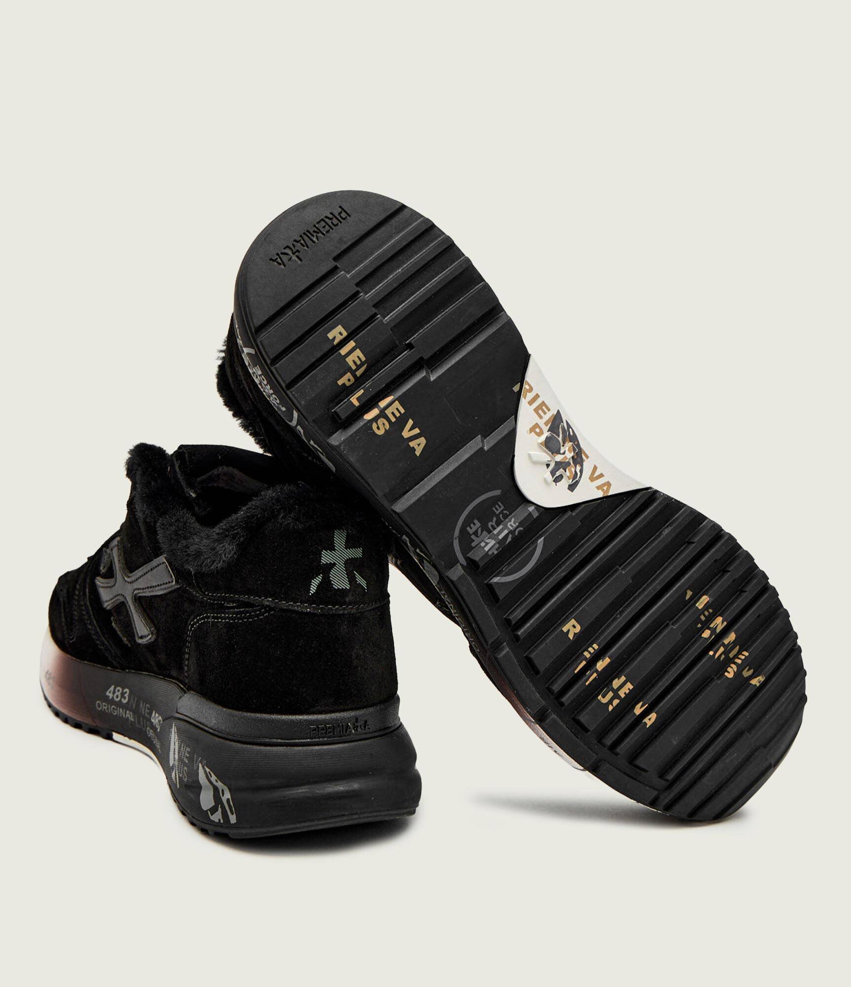 Premiata Teniși din piele MICK | shearling