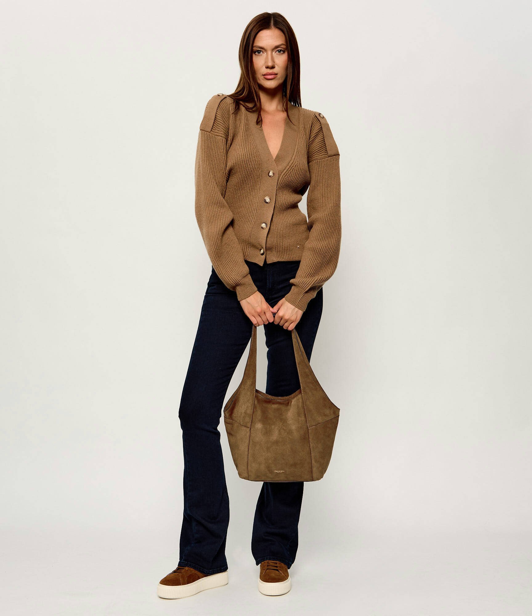 Rag&Bone Geantă shopper Brayton | piele întoarsă