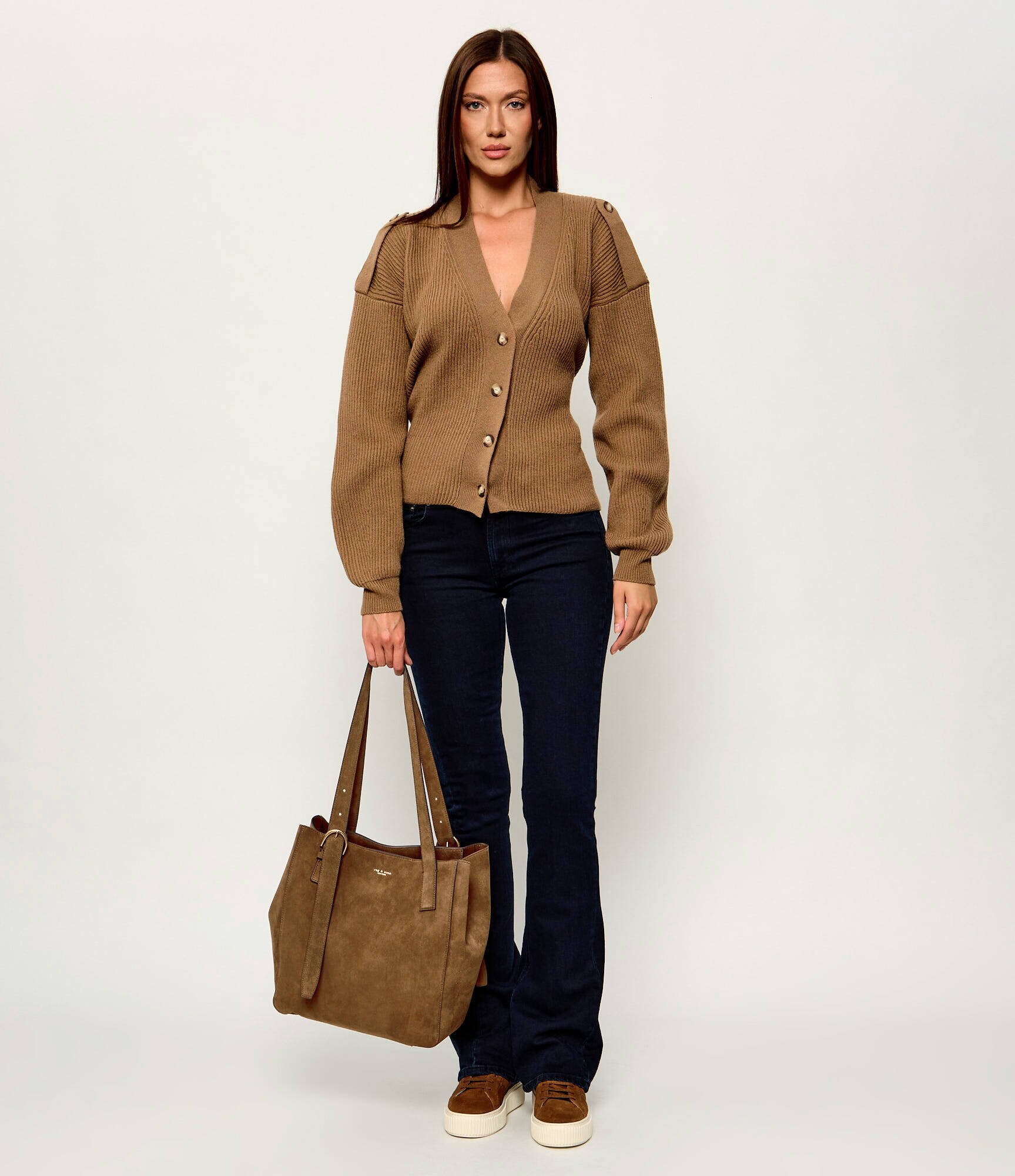 Rag&Bone Geantă shopper Parker | piele întoarsă