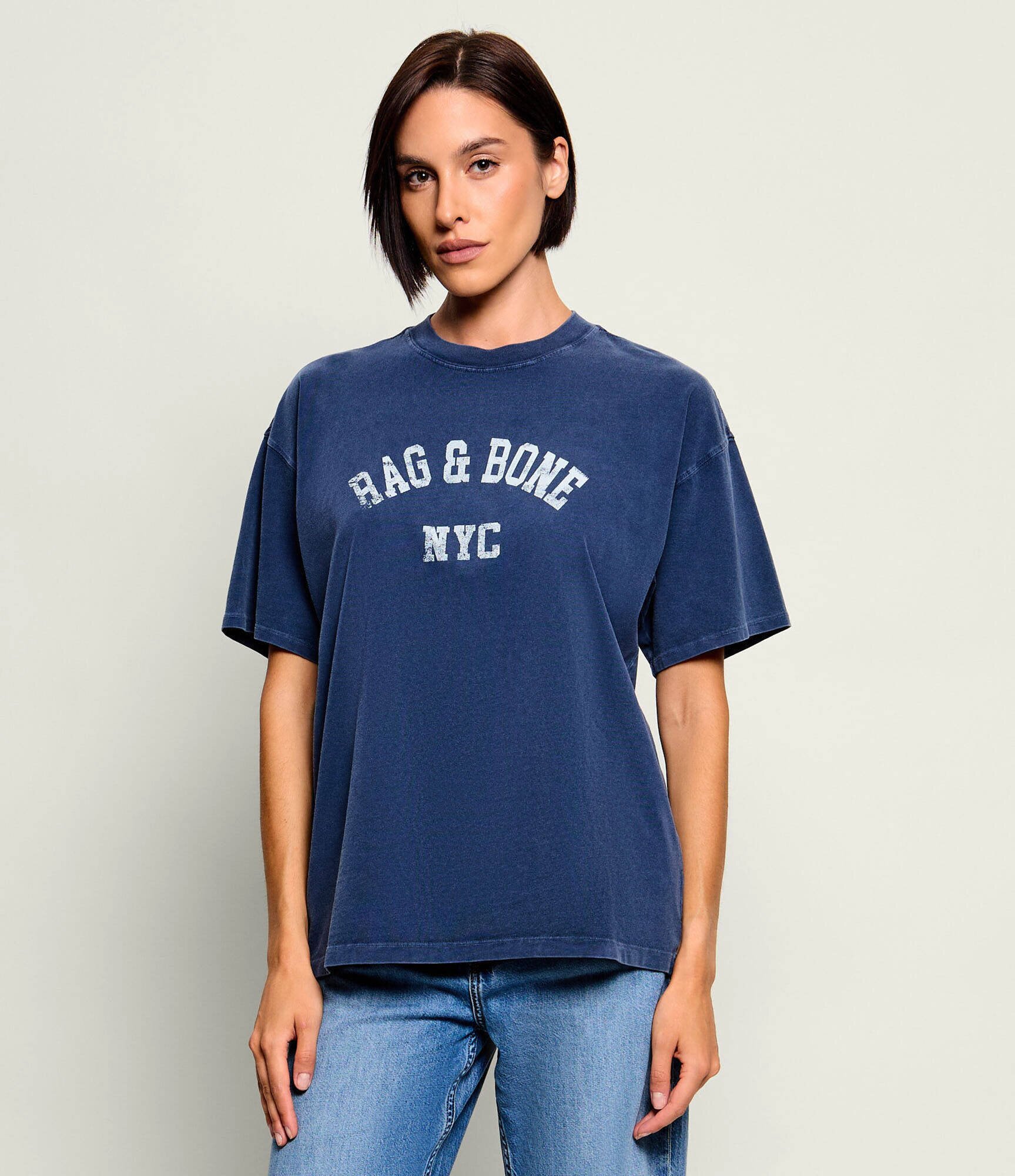 Rag&Bone Tricou University Alex | Relaxed fit