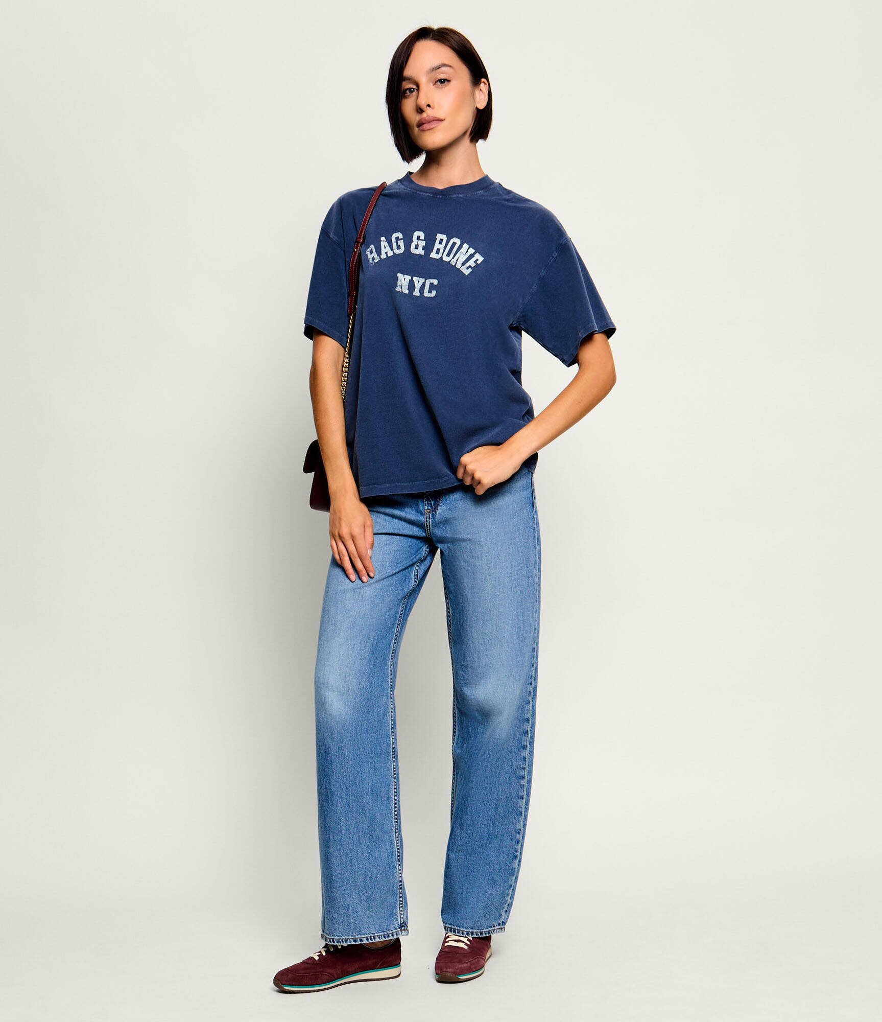 Rag&Bone Tricou University Alex | Relaxed fit