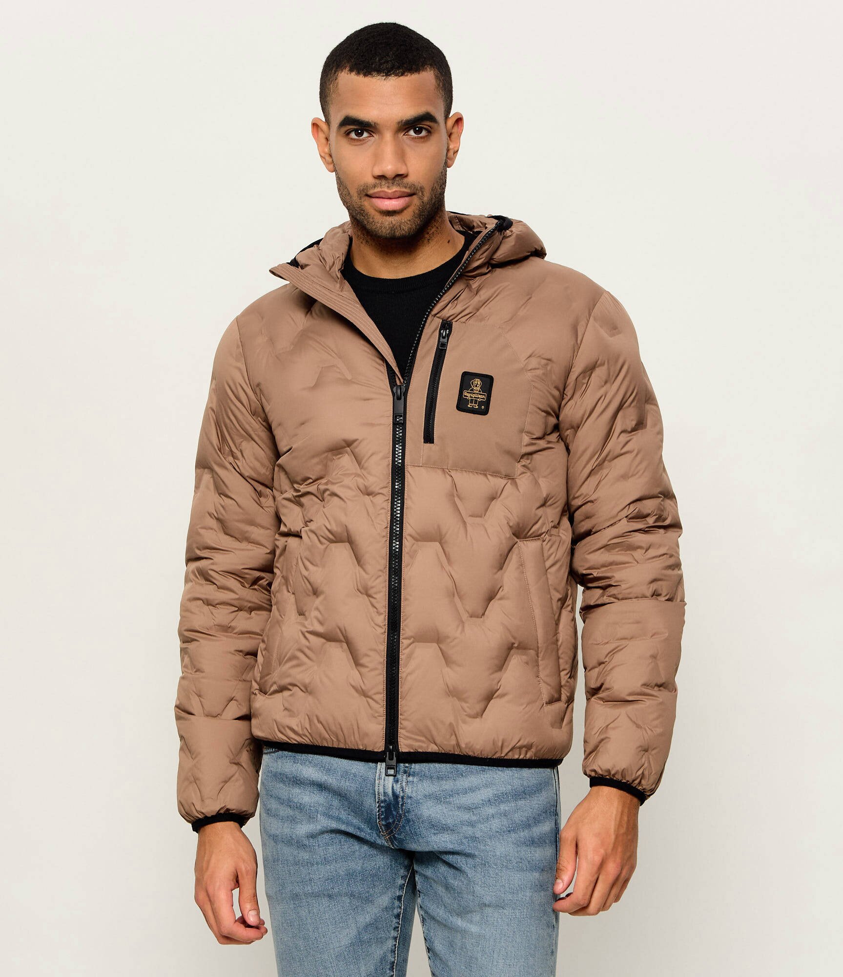 RefrigiWear Geacă de puf Graphite | regular fit