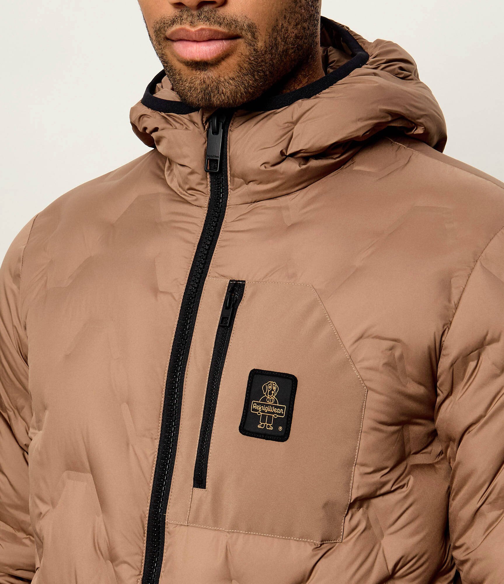 RefrigiWear Geacă de puf Graphite | regular fit