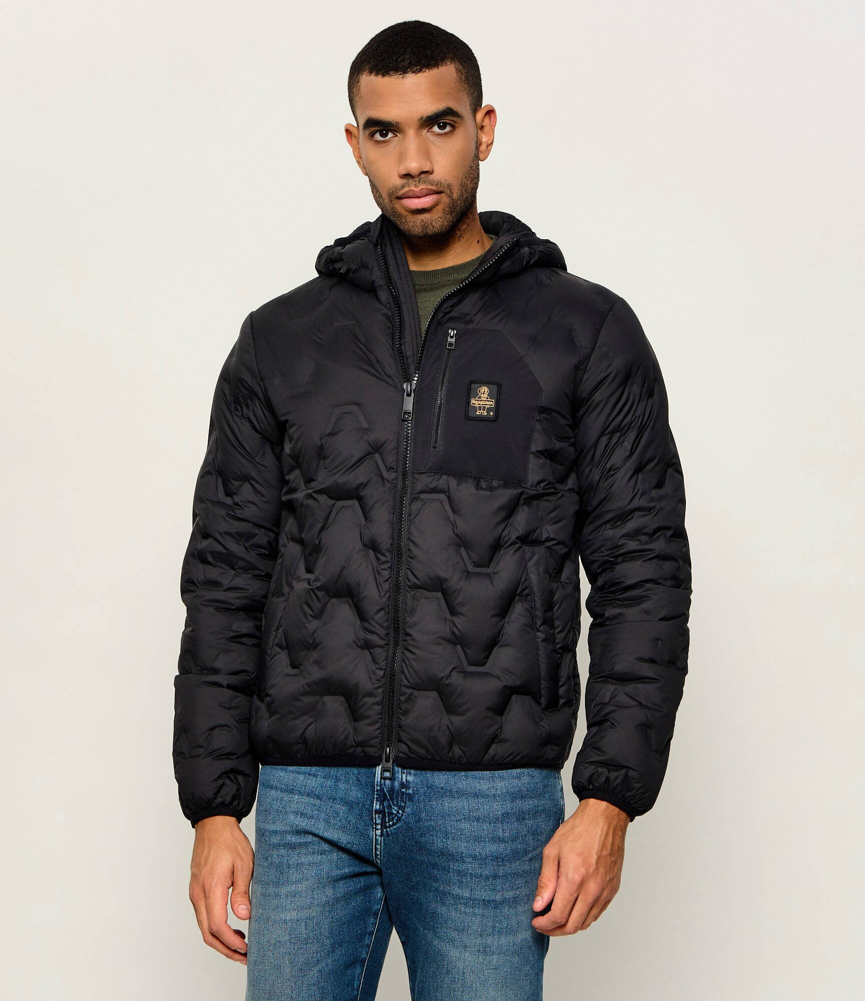 RefrigiWear Geacă de puf Graphite | regular fit