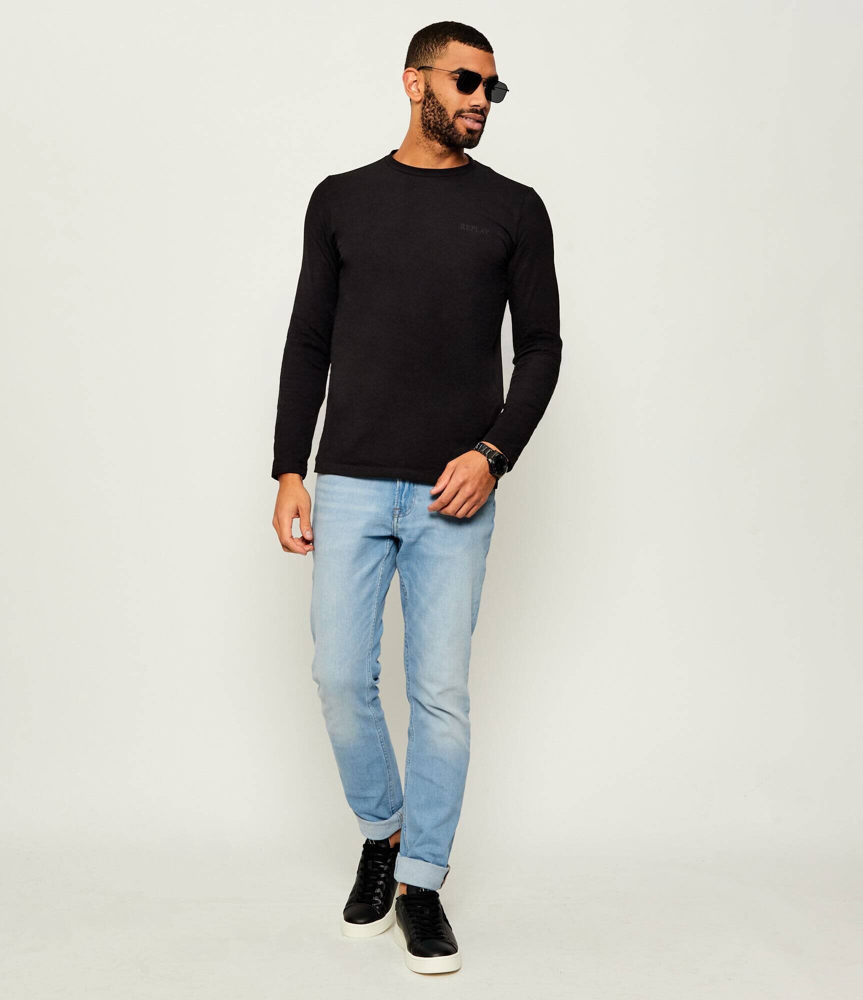 Replay Longsleeve | regular fit | stretch