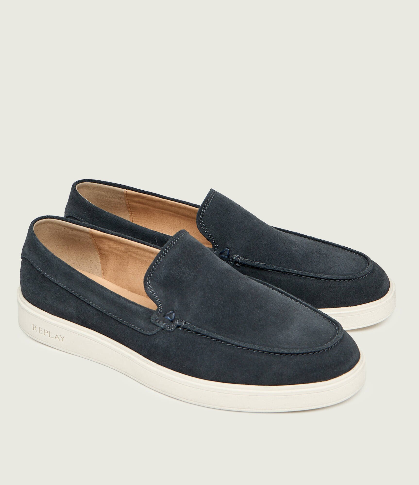 Replay Pantofi loafer | piele întoarsă