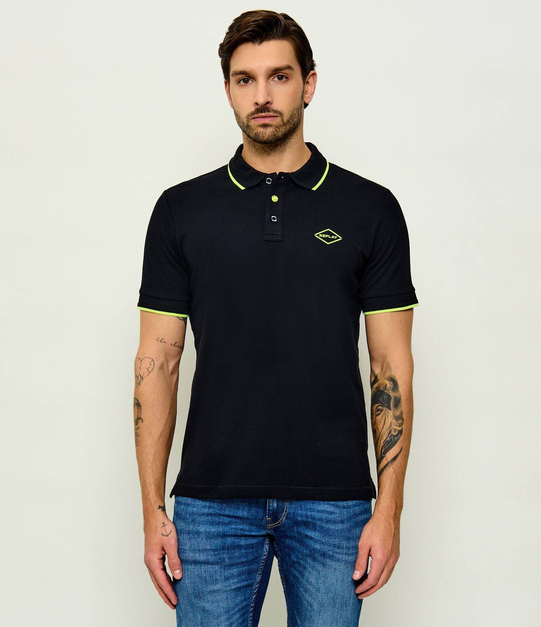 Replay Polo | regular fit | stretch pique