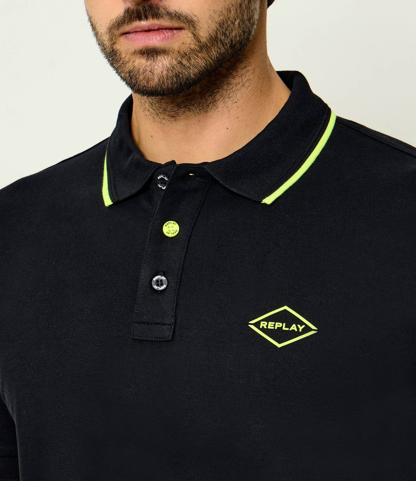 Replay Polo | regular fit | stretch pique