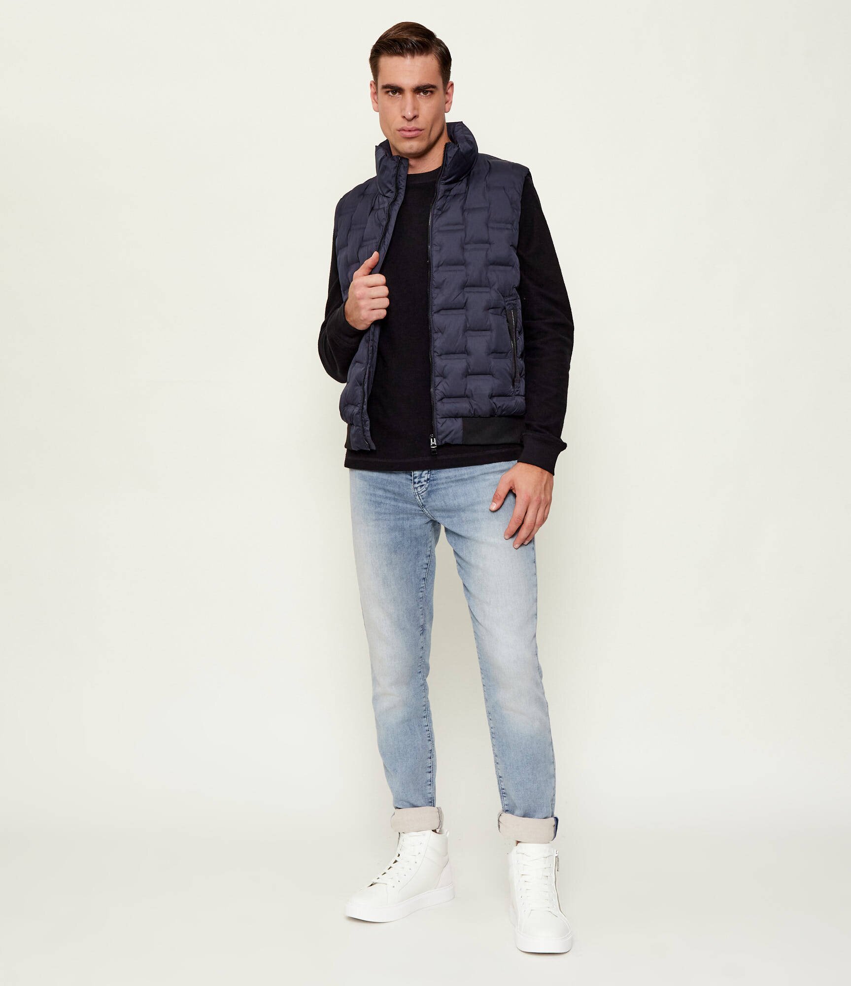 Replay Vestă FINE POLY | regular fit