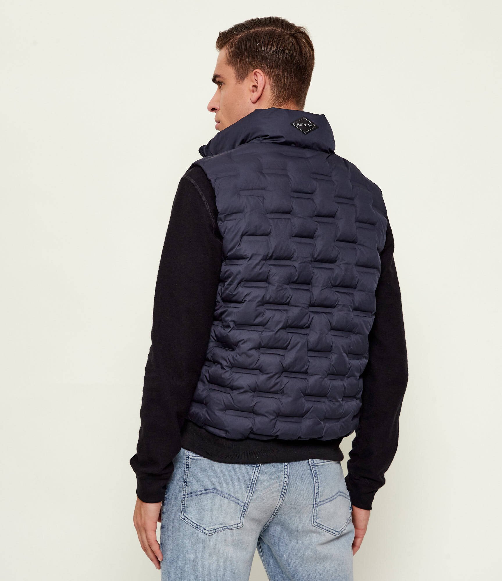 Replay Vestă FINE POLY | regular fit