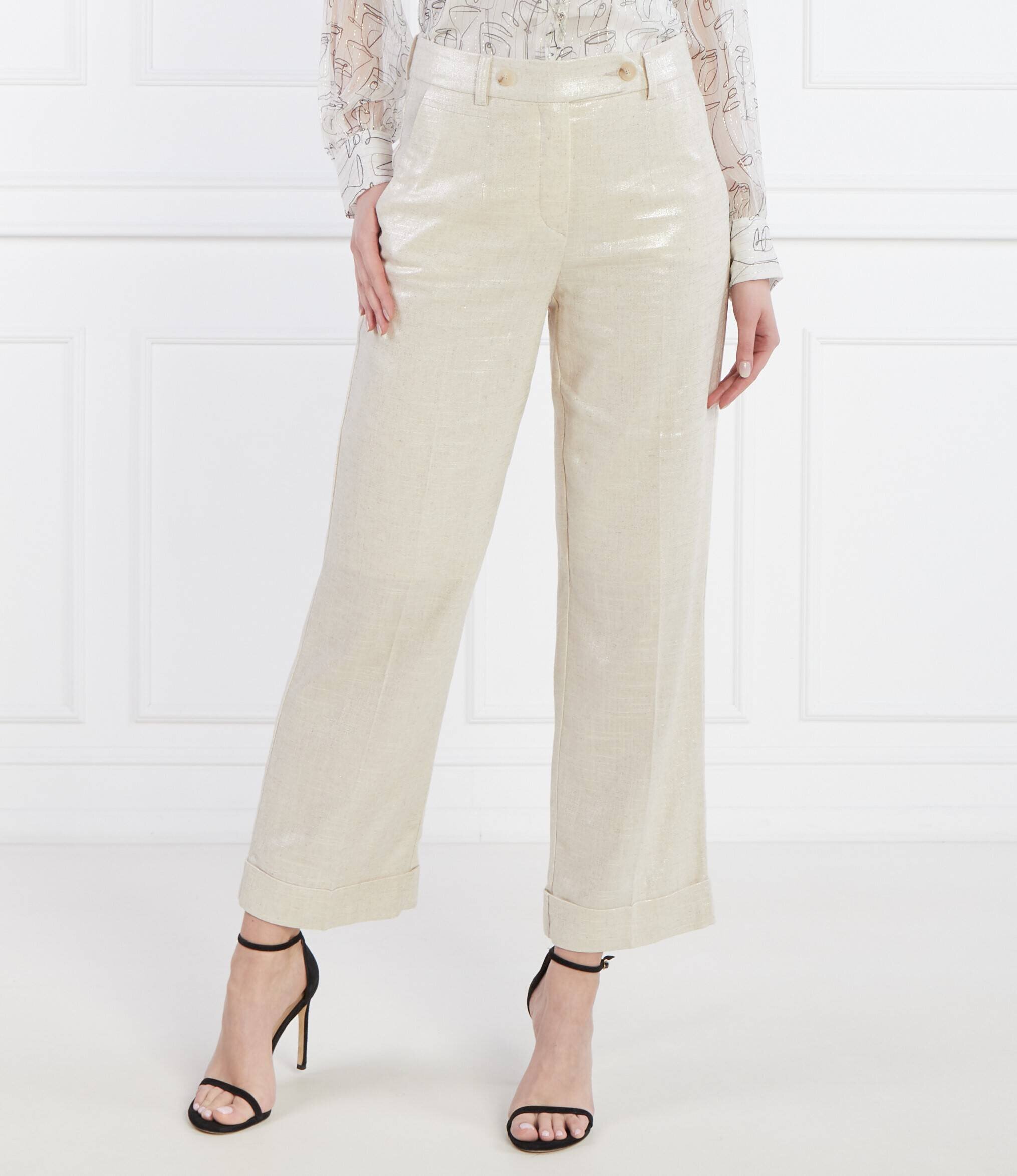 RIANI Pantaloni Hose | Relaxed fit | cu adaos de in