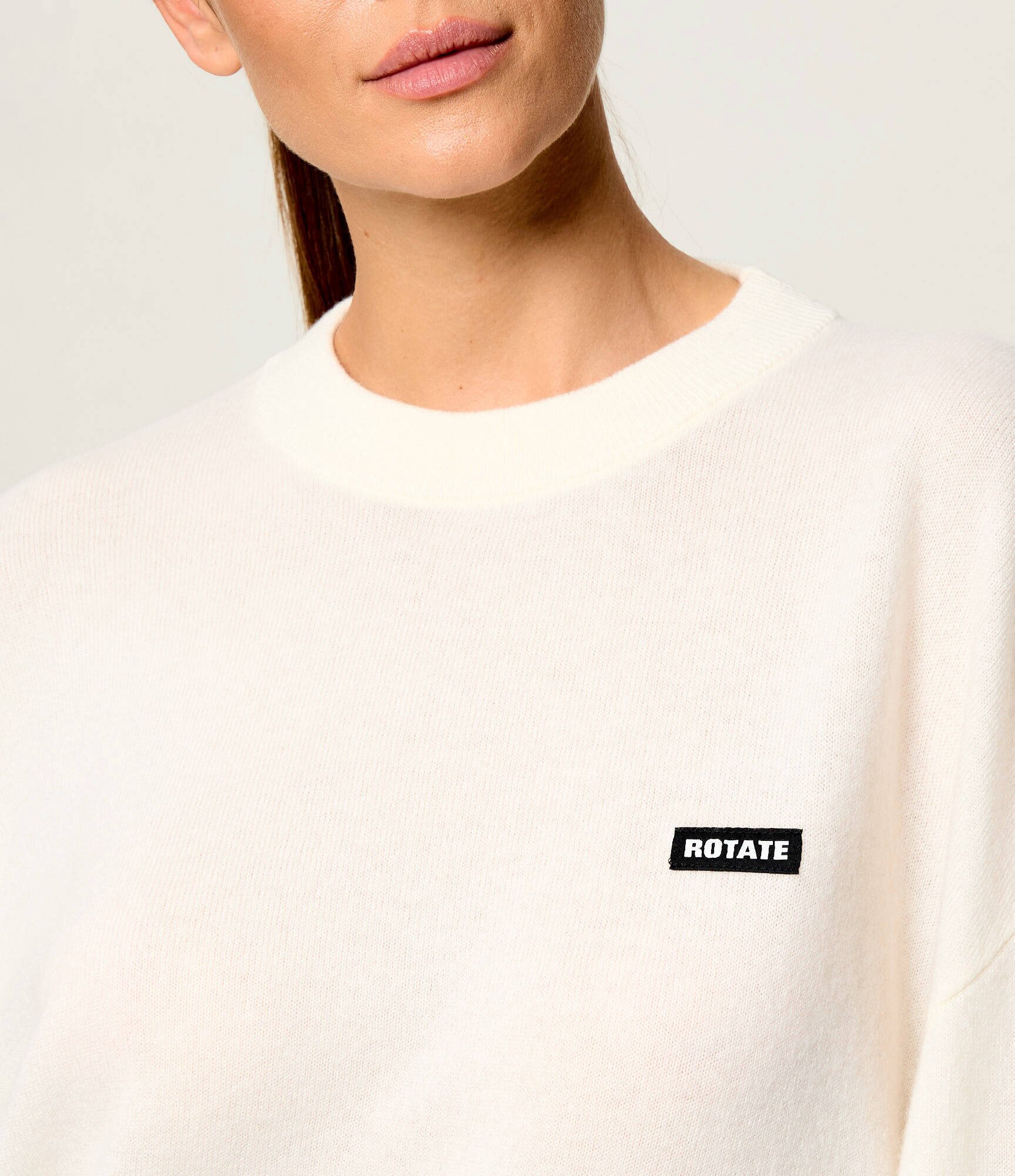 Rotate De lână pulover | Oversize fit cu adaos de cașmir