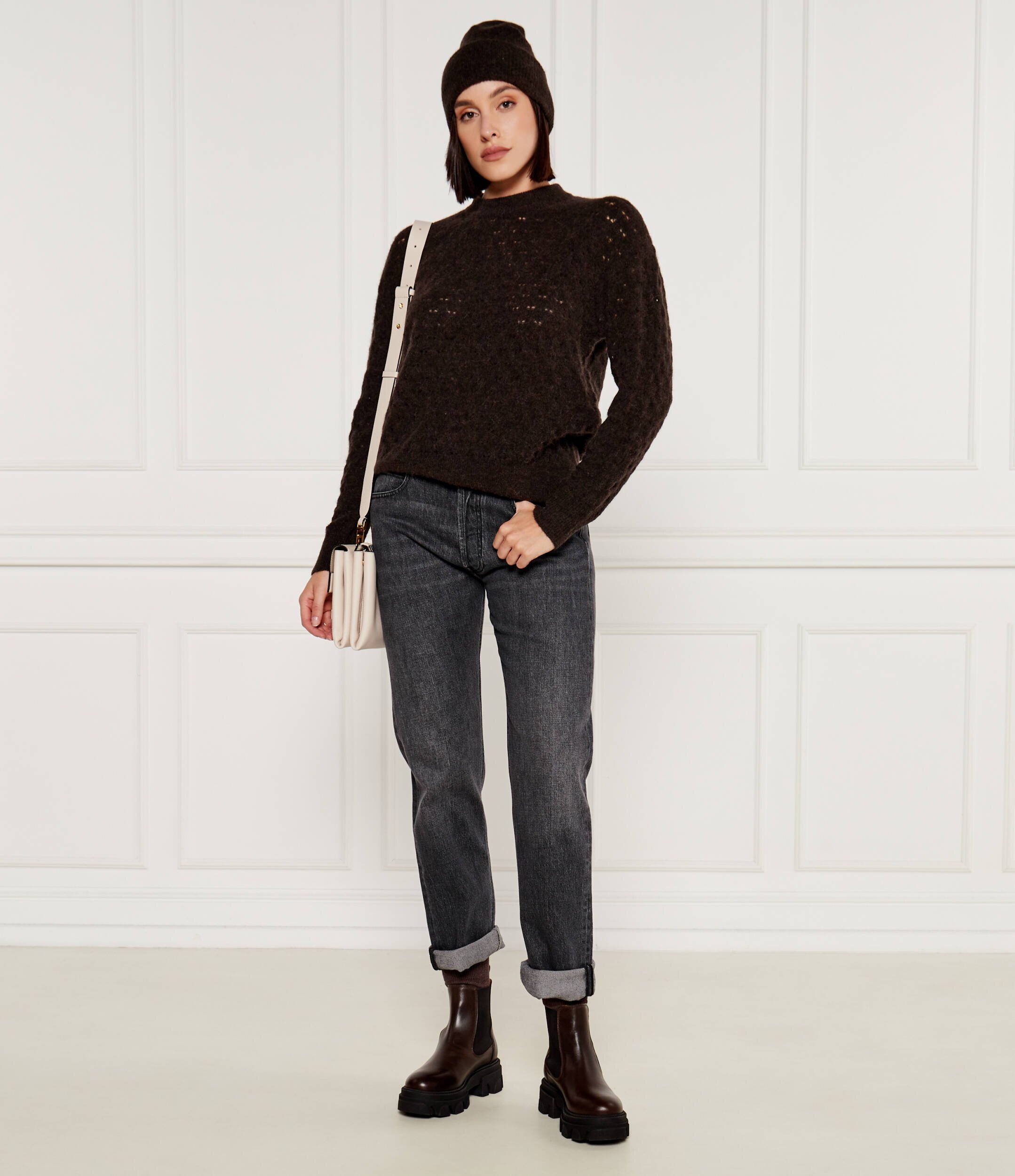 Samsøe Samsøe De lână pulover Saanour | Classic fit