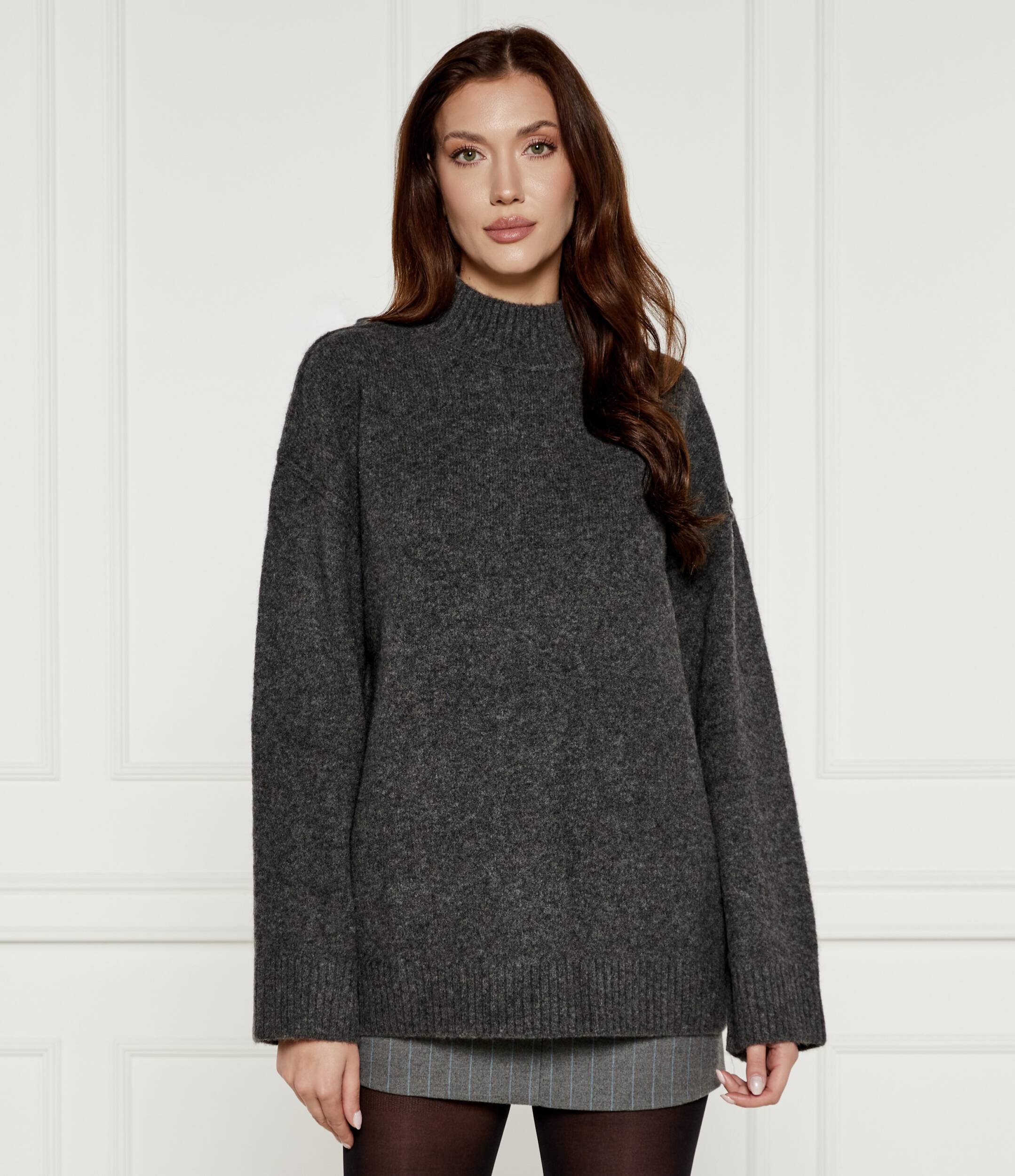Samsøe Samsøe De lână pulover SACELESTE | Oversize fit