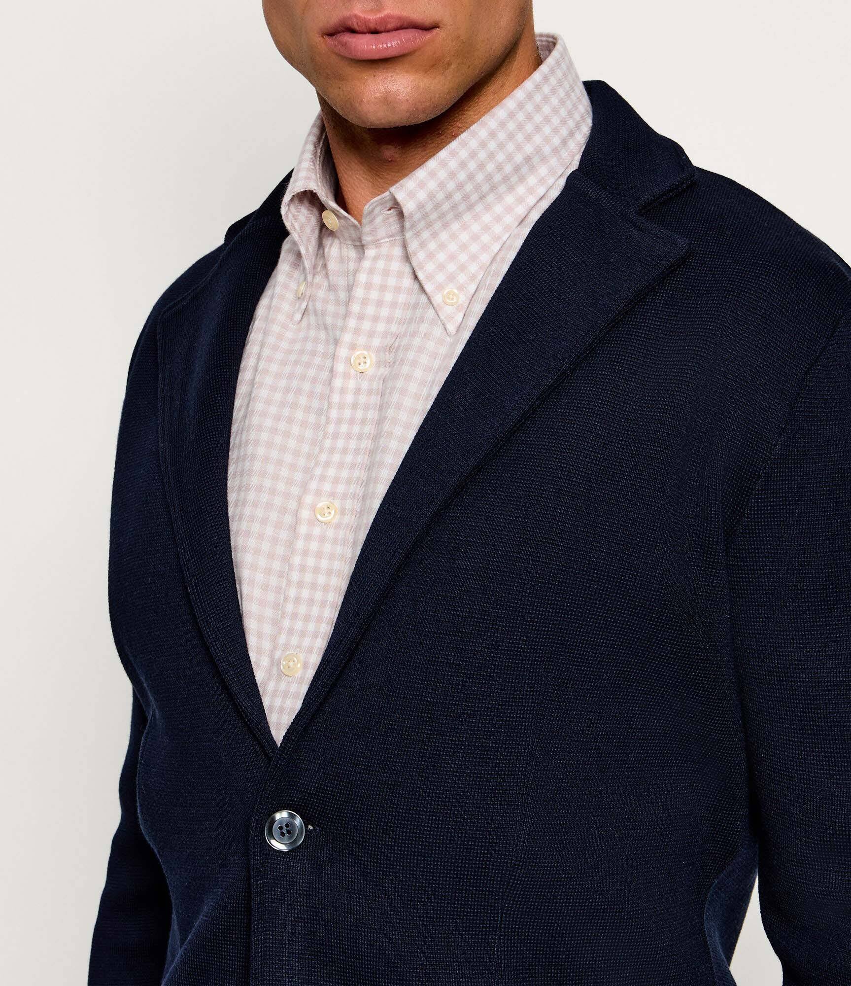 Sand Copenhagen Cardigan Milano | regular fit cu adaos de lână