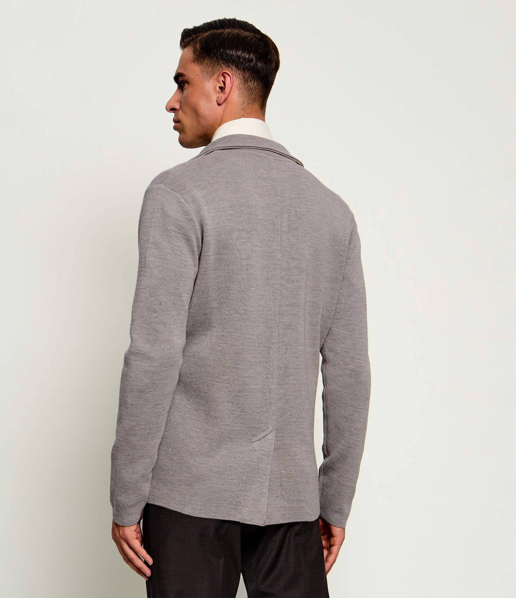 Sand Copenhagen Cardigan Milano | regular fit cu adaos de lână