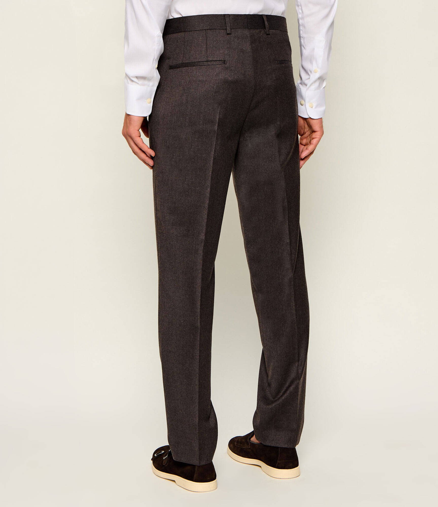 Sand Copenhagen De lână pantaloni chino Mark N | regular fit
