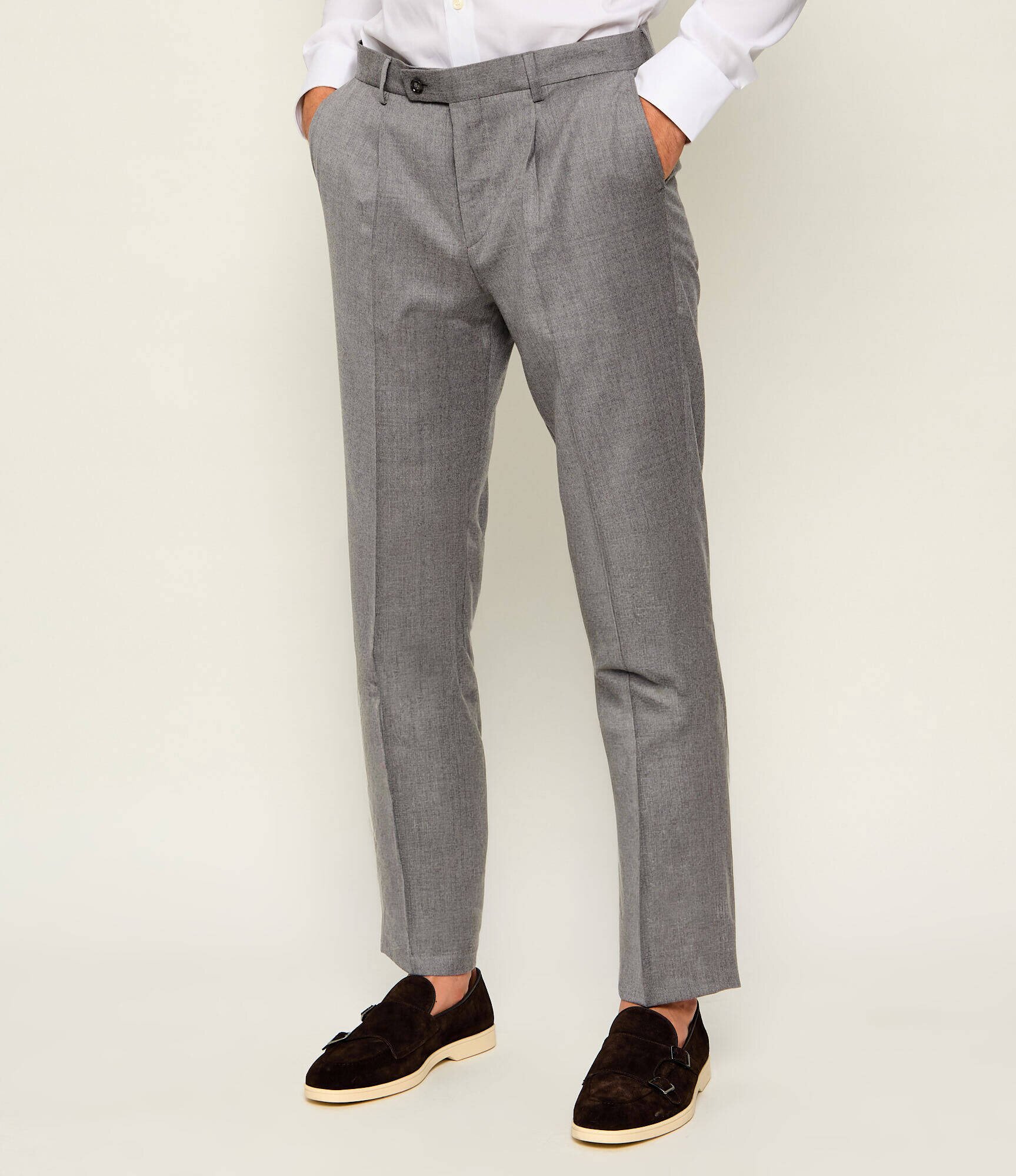 Sand Copenhagen De lână pantaloni chino Mark N | regular fit