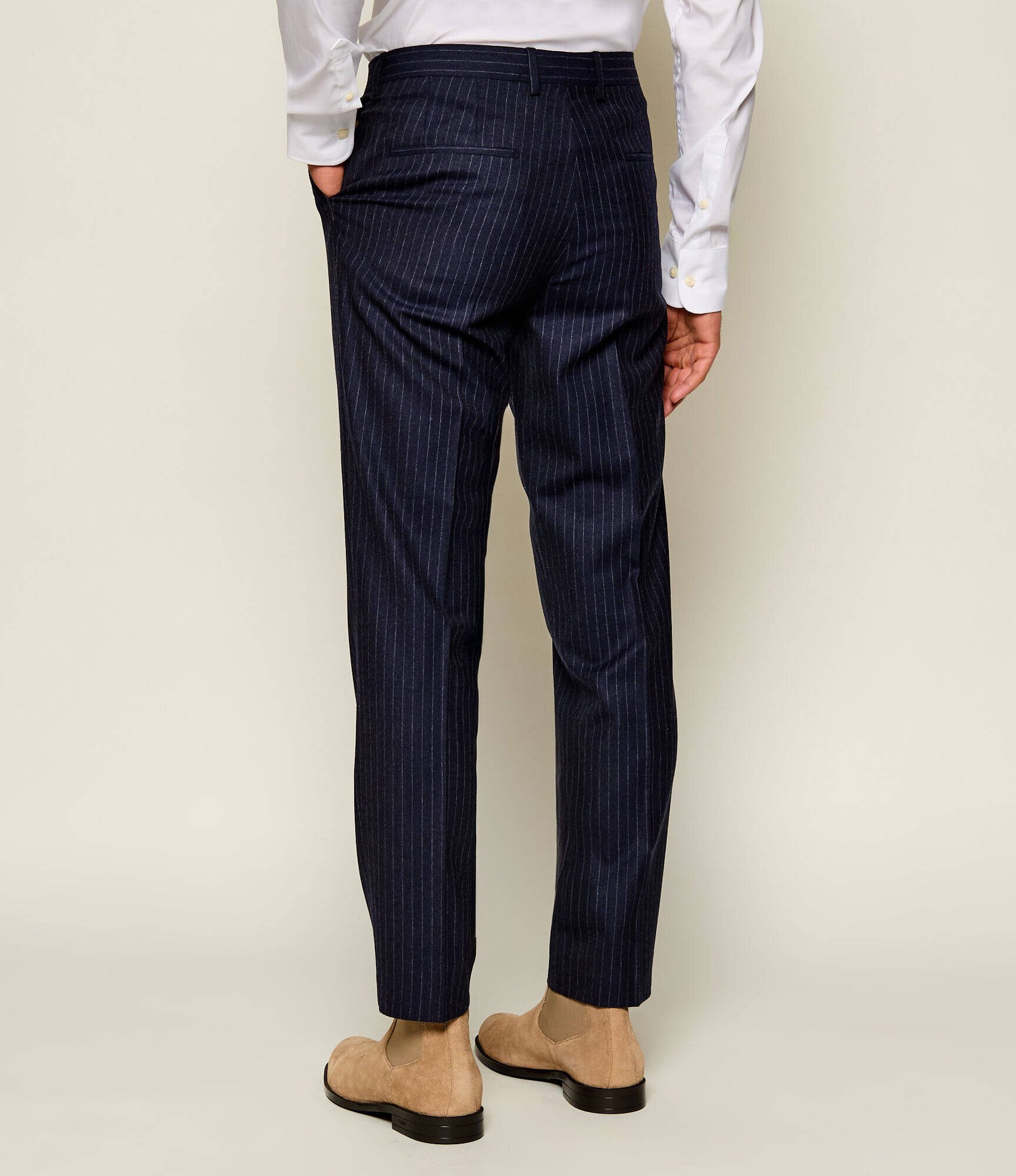 Sand Copenhagen De lână pantaloni chino Mark N | regular fit