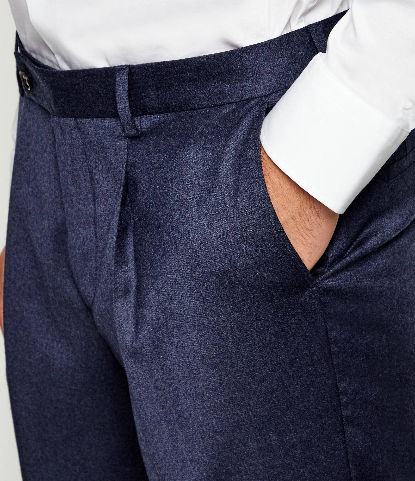 Sand Copenhagen De lână pantaloni chino Mark N | regular fit | stretch