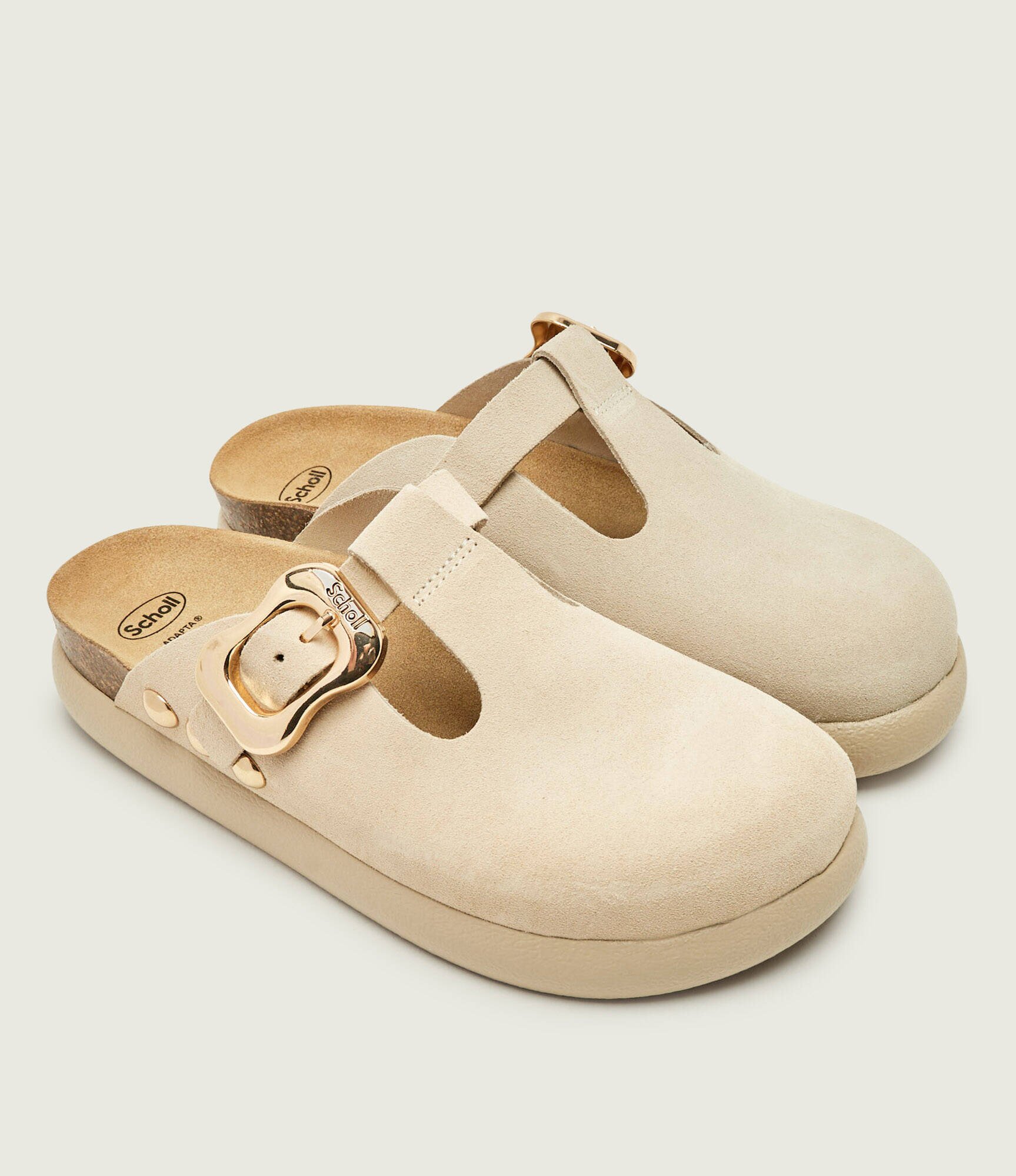 Scholl Mules (încălțăminte) FLORA CHUNKY | piele întoarsă