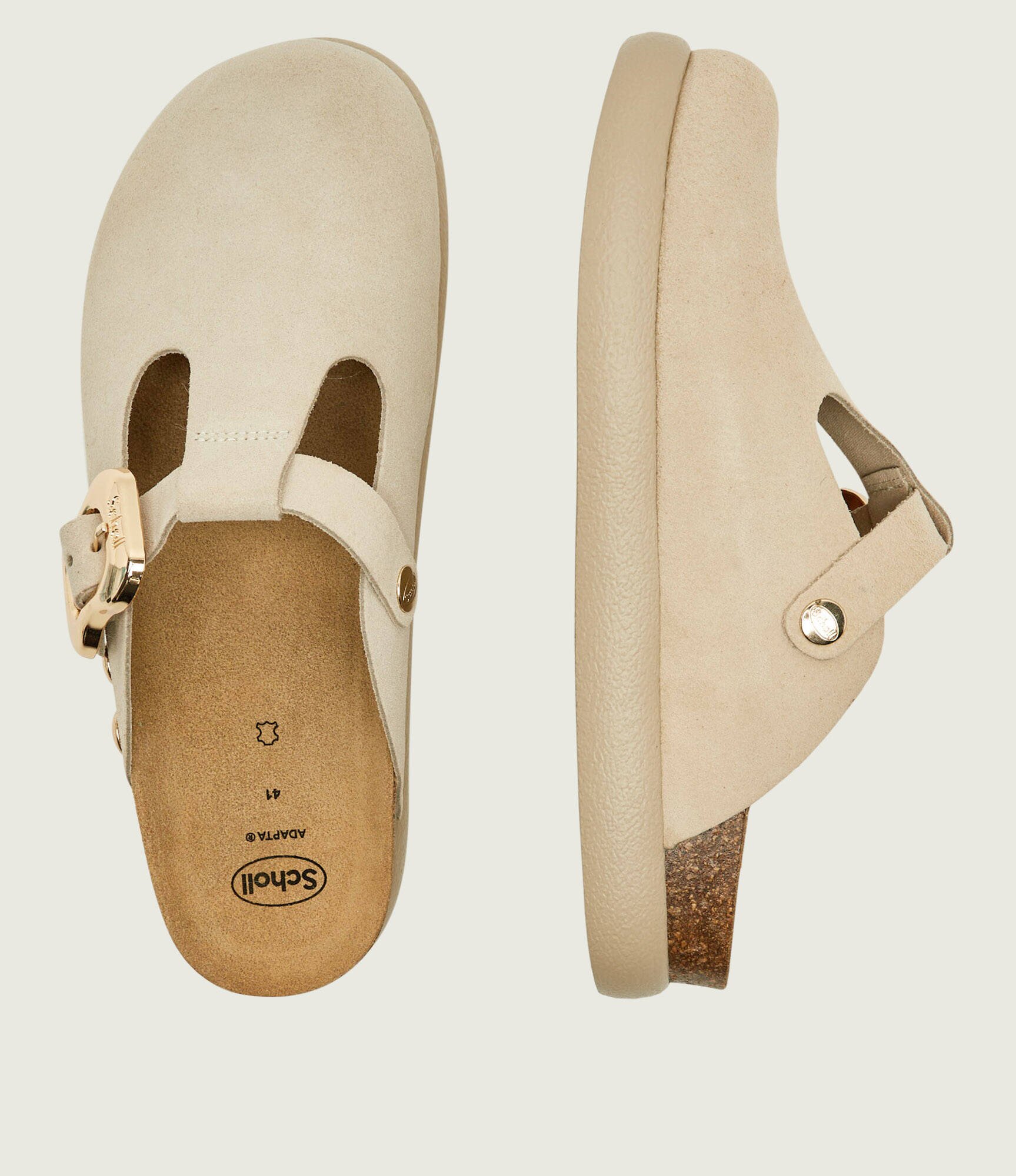 Scholl Mules (încălțăminte) FLORA CHUNKY | piele întoarsă