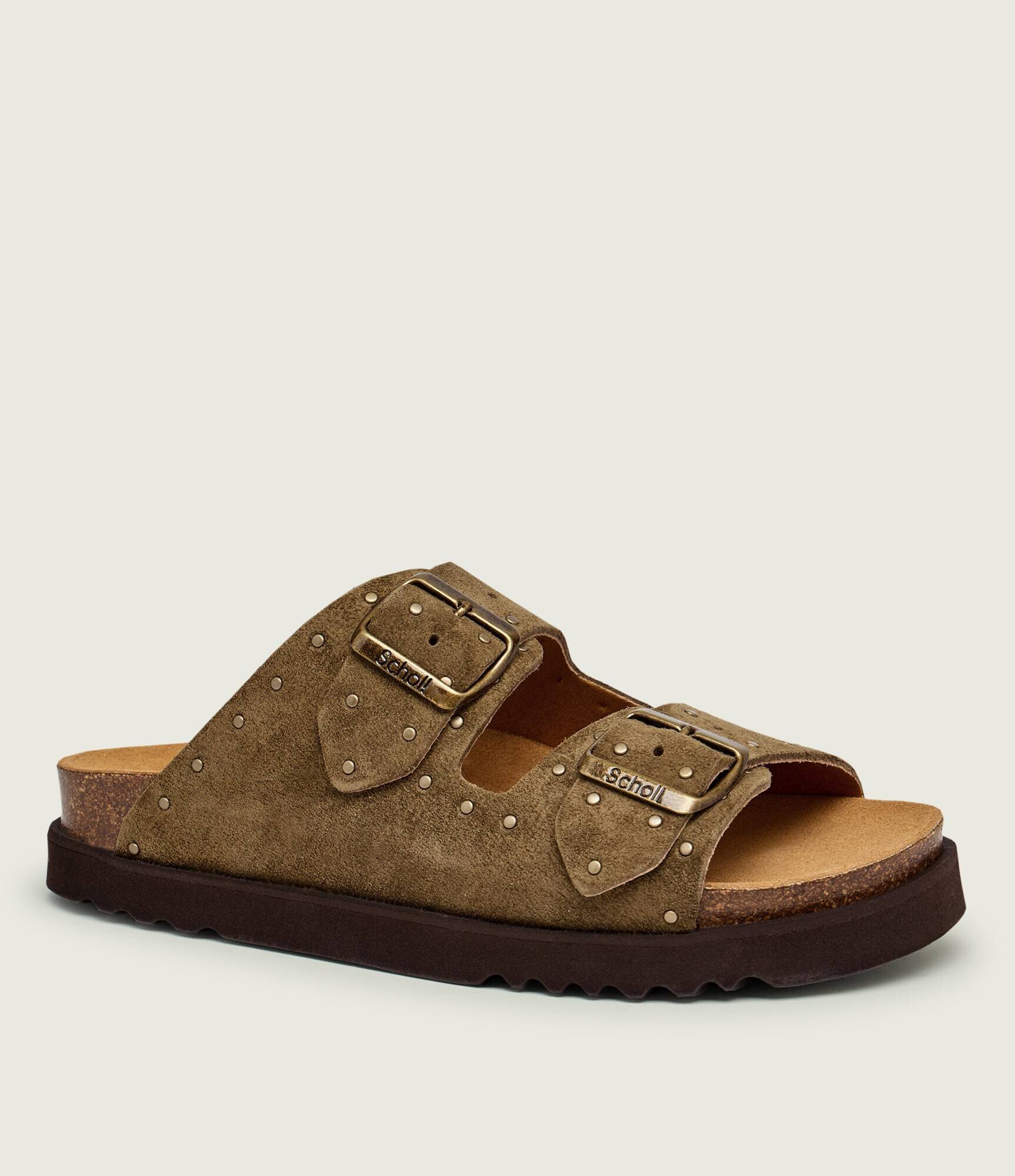 Scholl Șlapi BEATRIZ | piele întoarsă
